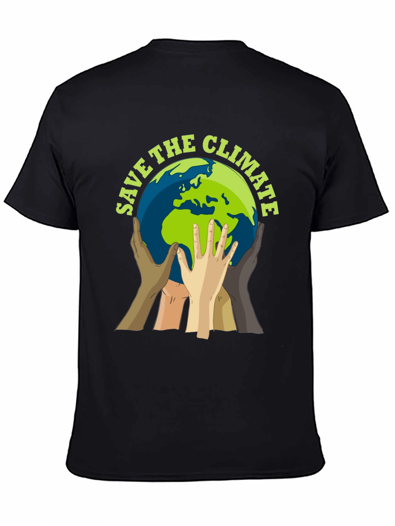 Save the Climate T-Shirt - Global Unity Design