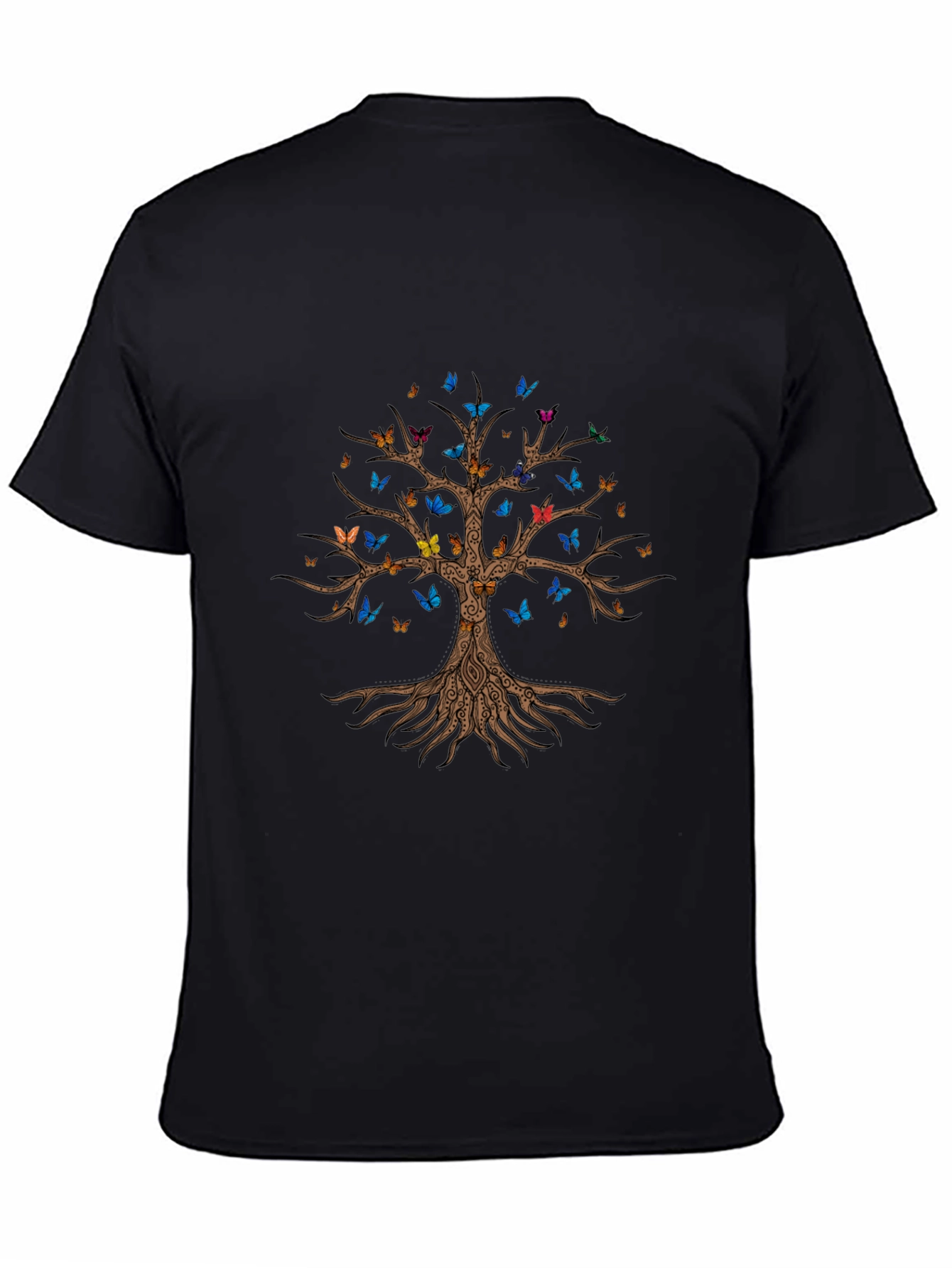 Butterfly Tree Graphic T-Shirt