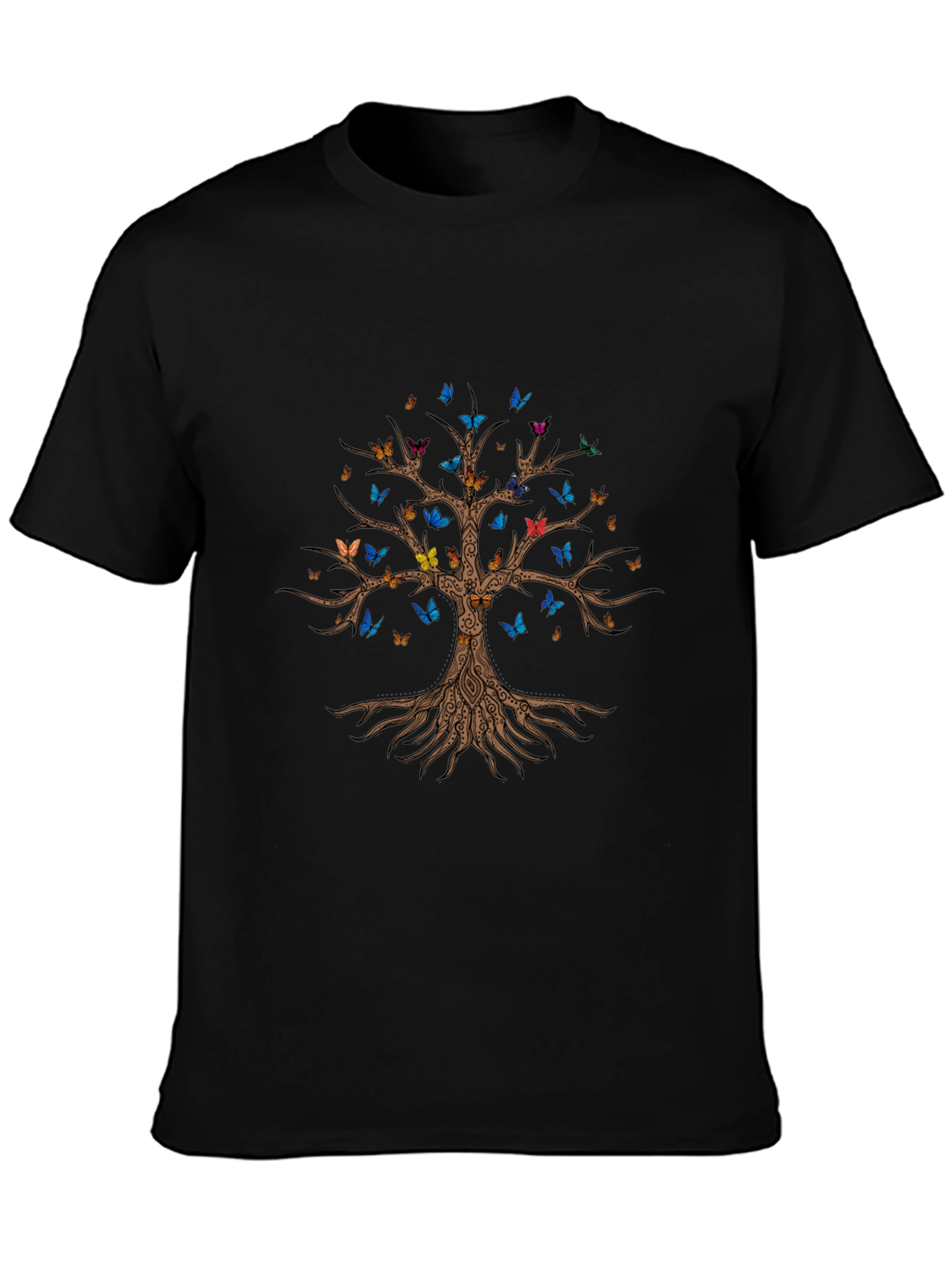 Butterfly Tree Graphic T-Shirt