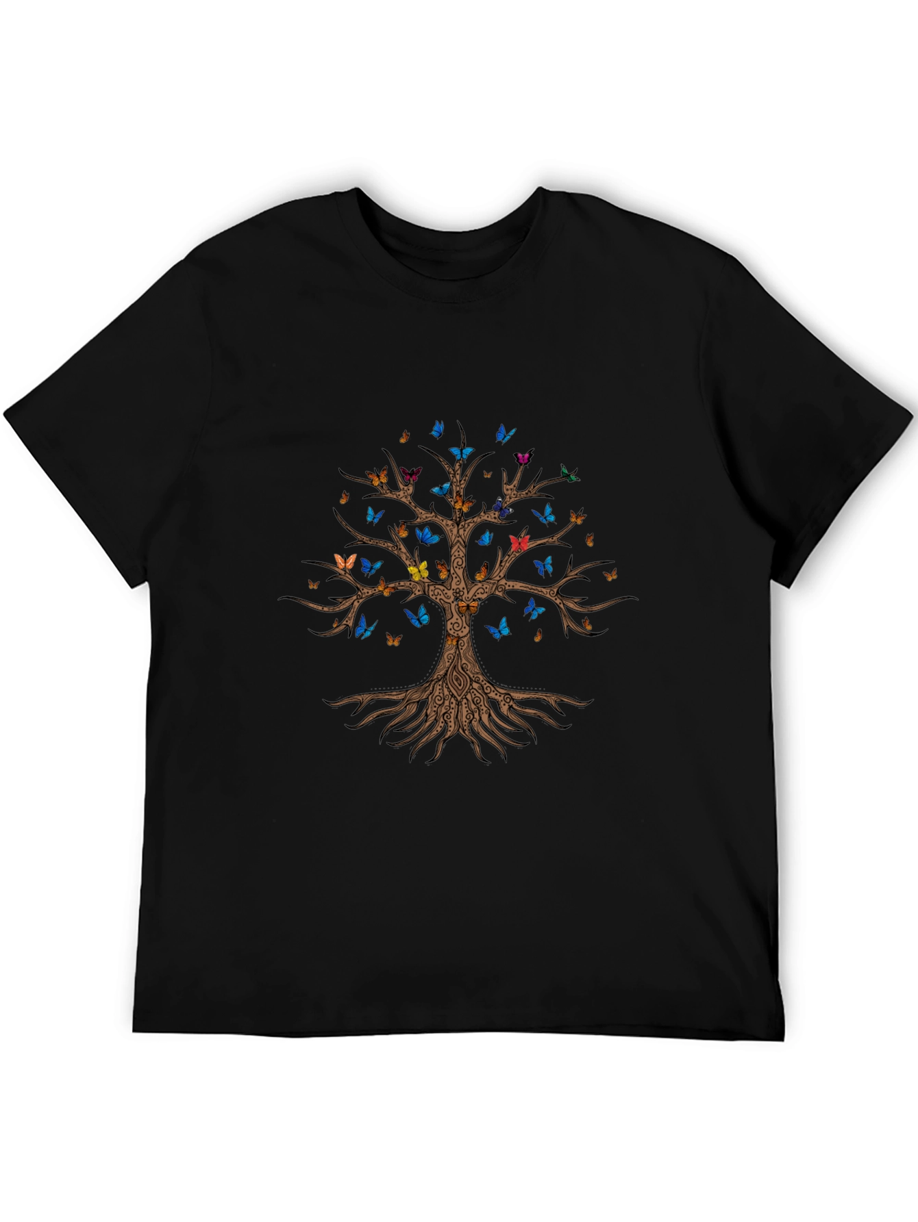 Butterfly Tree Graphic T-Shirt