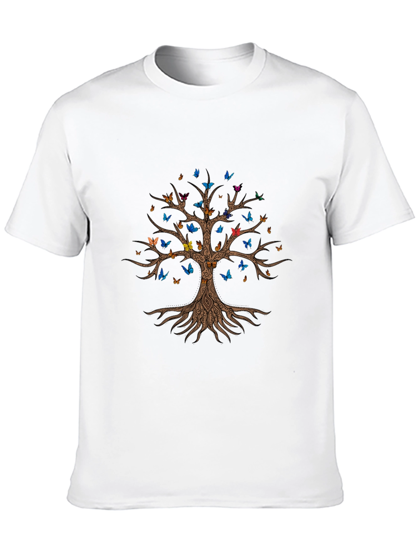 Butterfly Tree Graphic T-Shirt