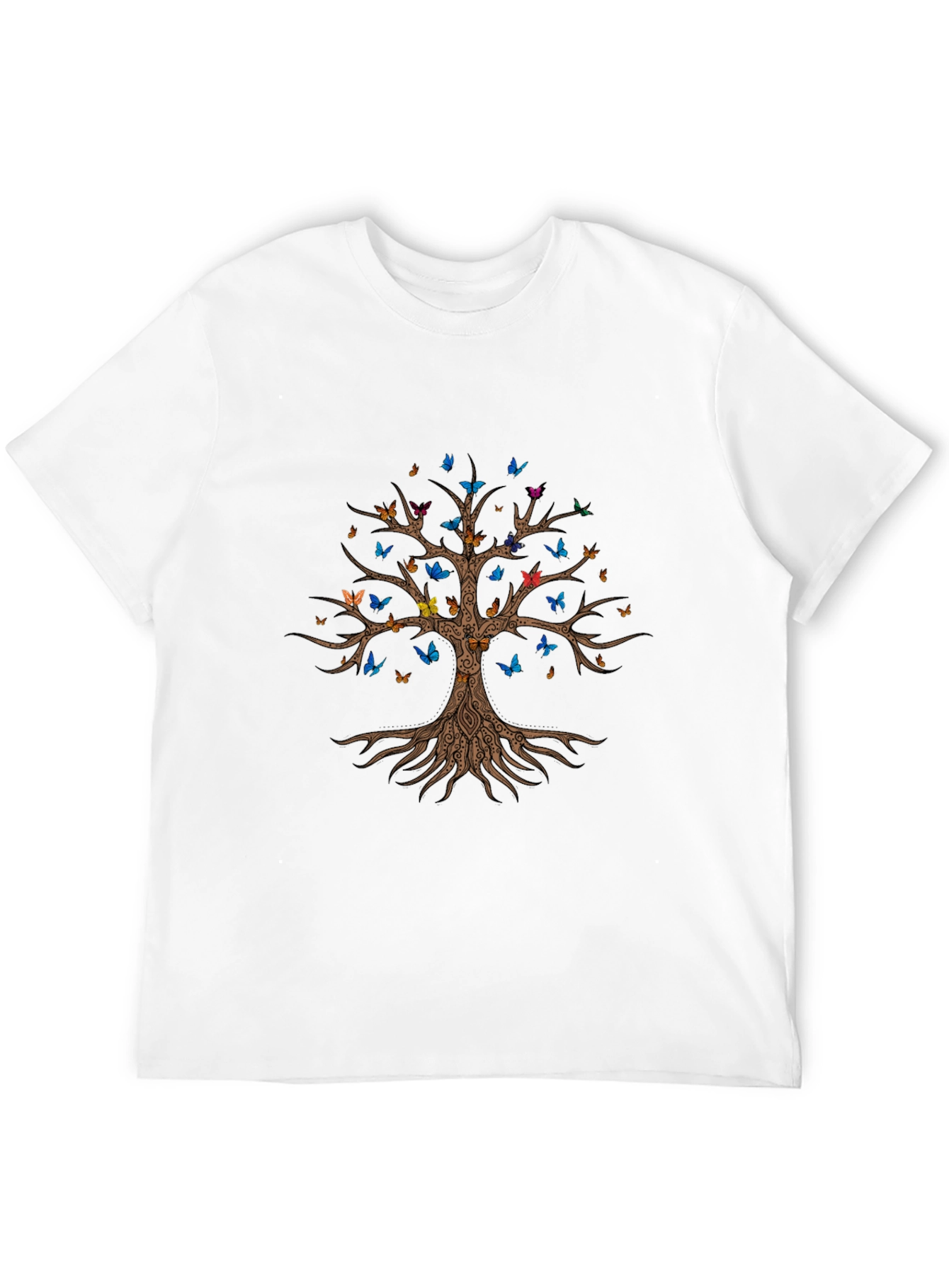 Butterfly Tree Graphic T-Shirt