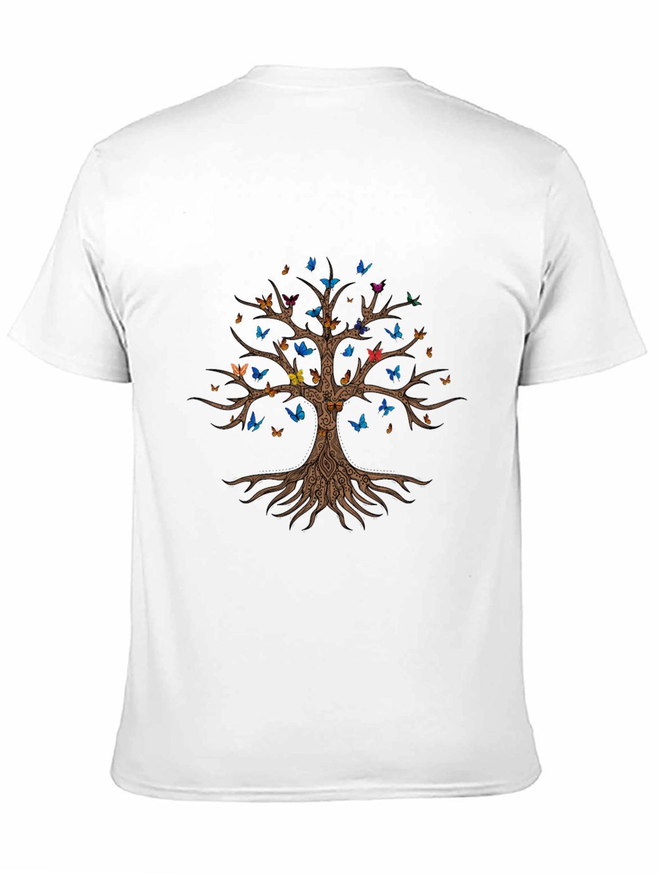 Butterfly Tree Graphic T-Shirt