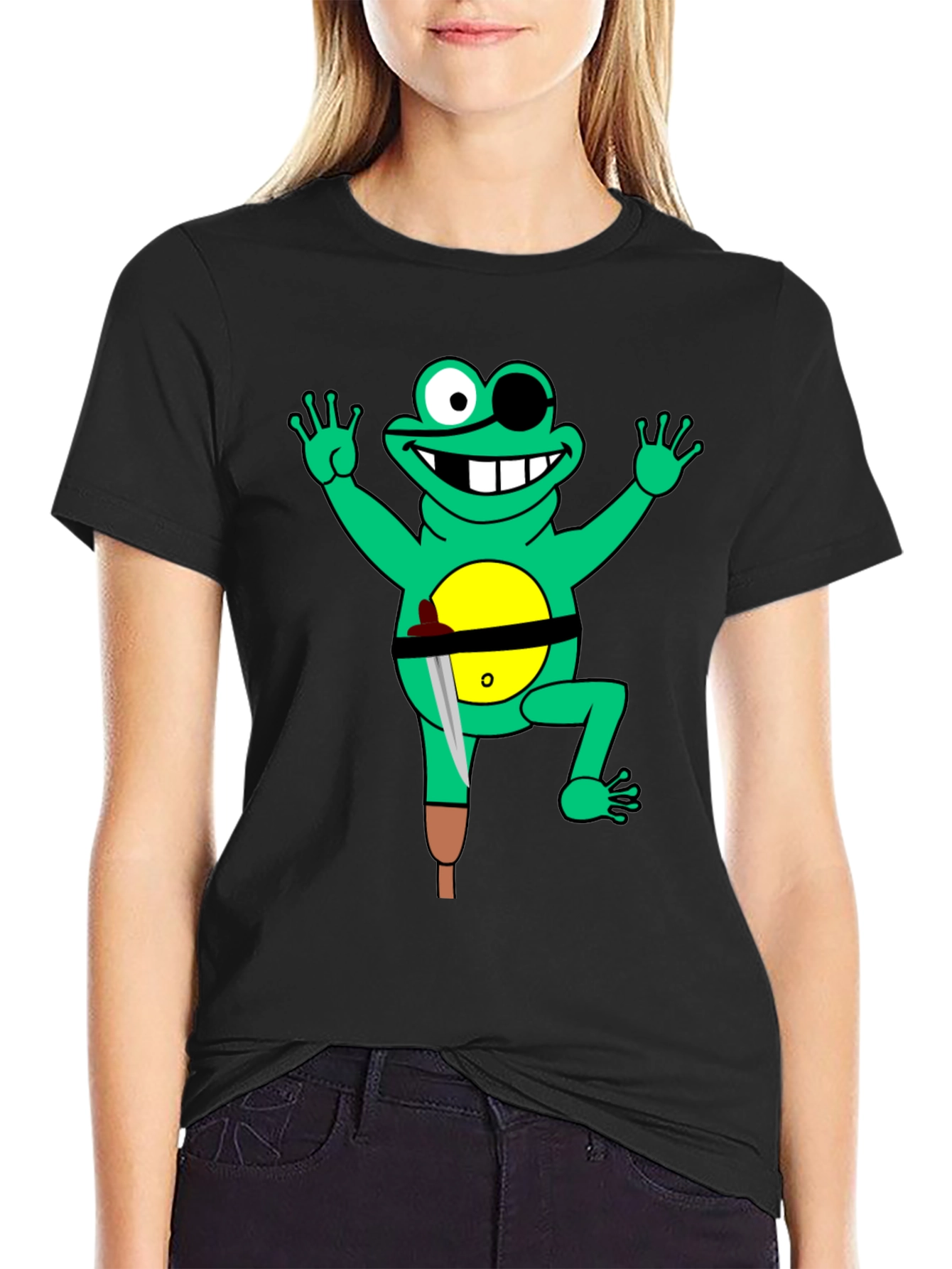 Pirate Frog Graphic T-Shirt