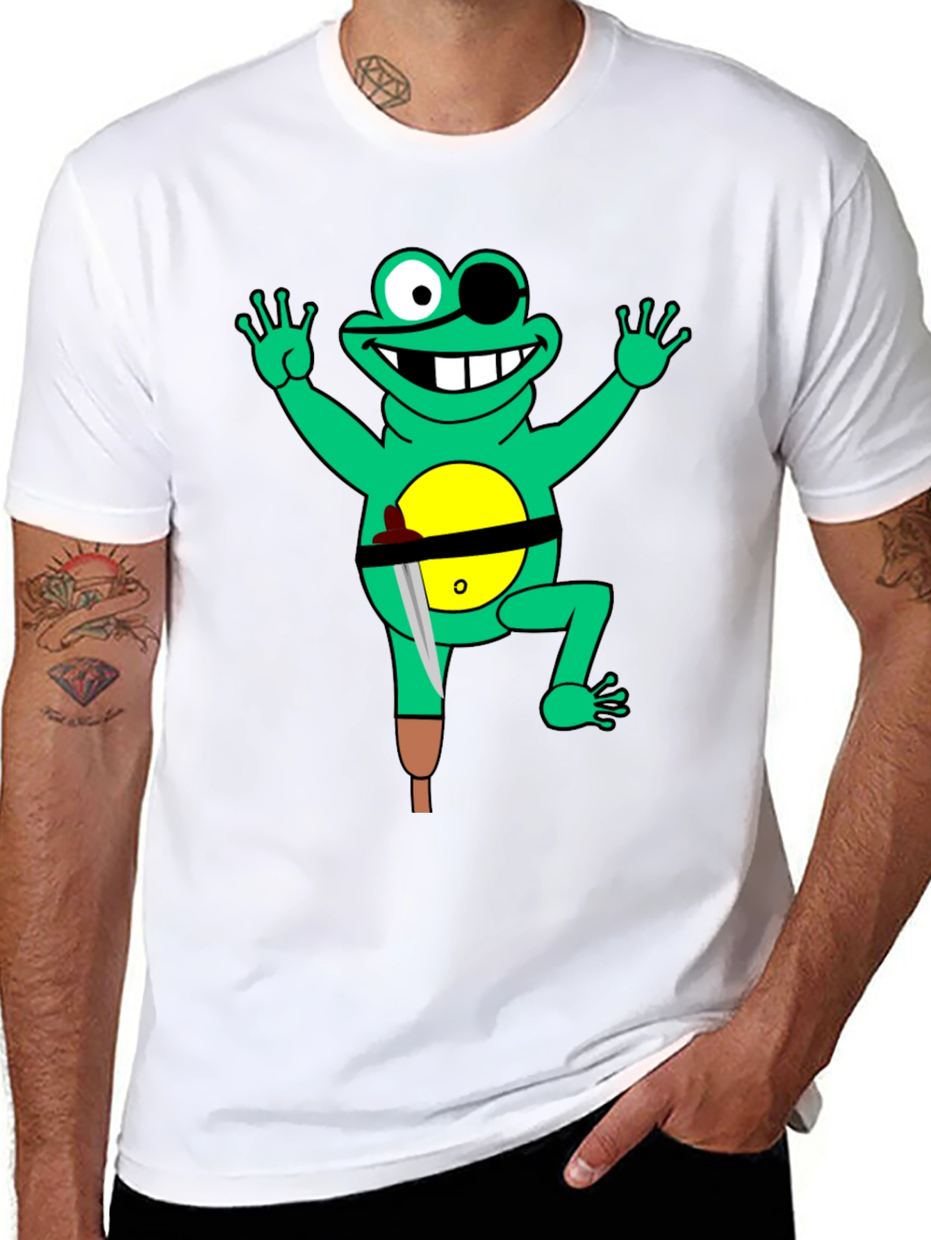 Pirate Frog Graphic T-Shirt