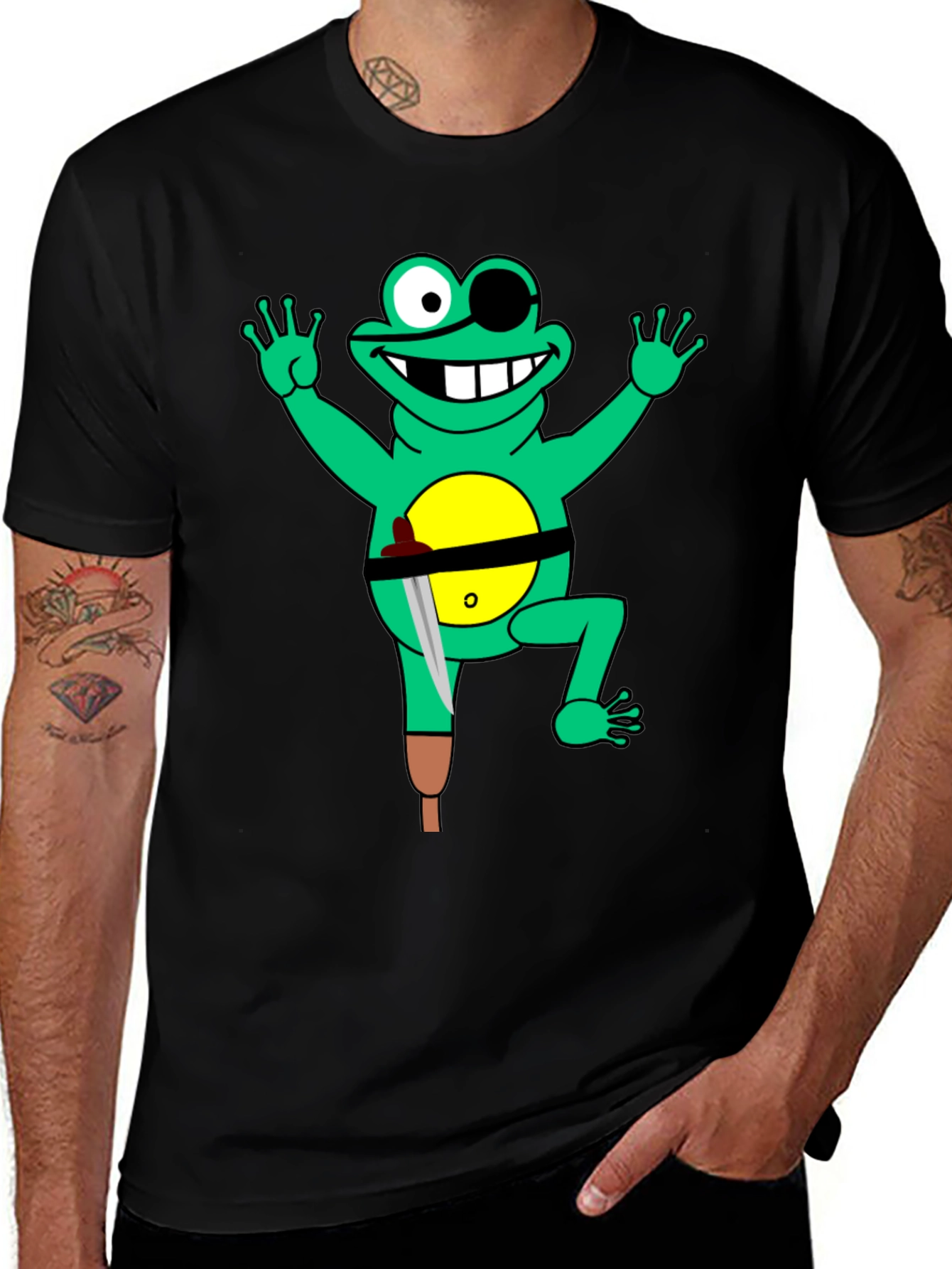 Pirate Frog Graphic T-Shirt