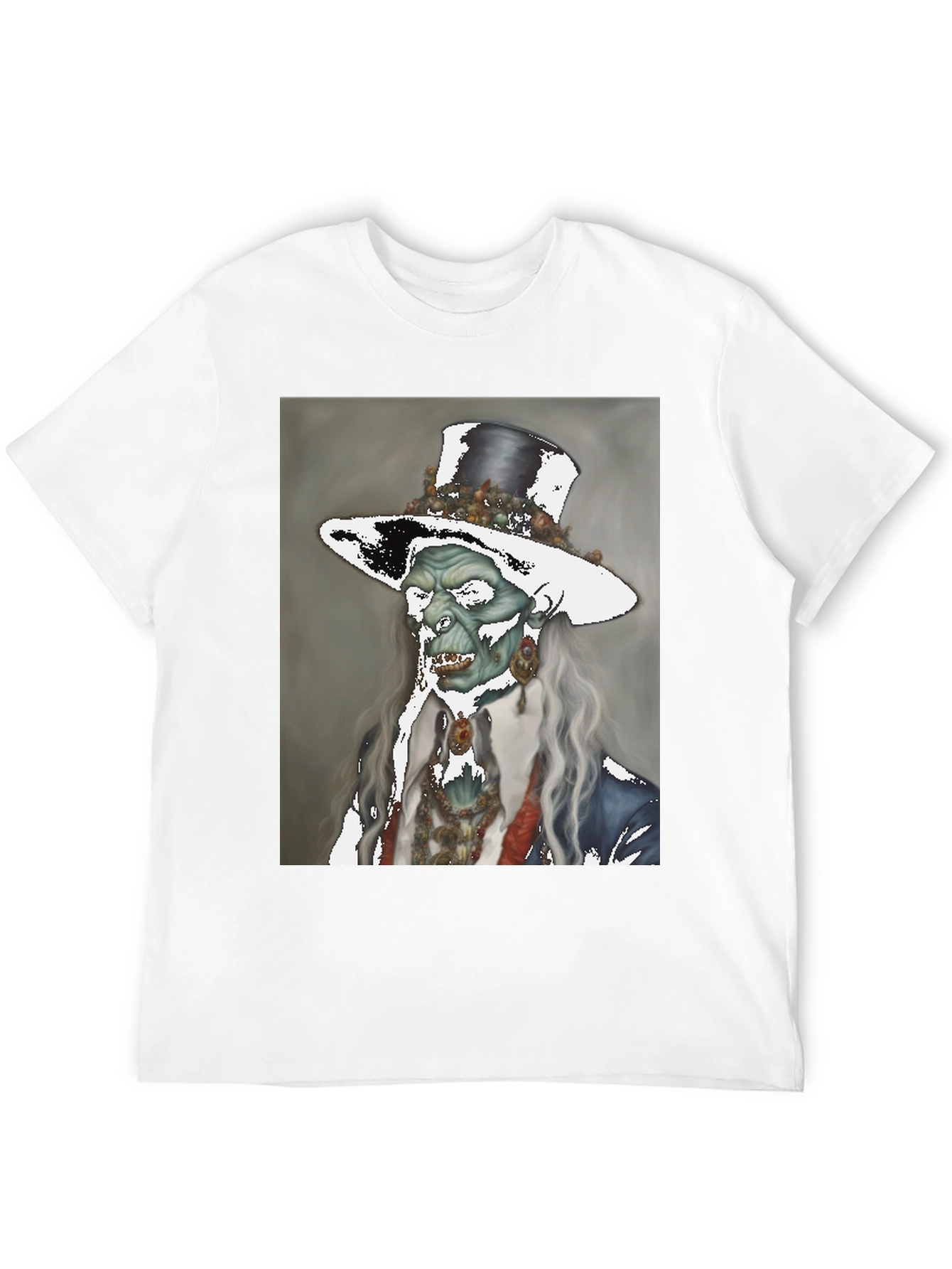 Zombie Gentleman T-Shirt - Undead Elegance