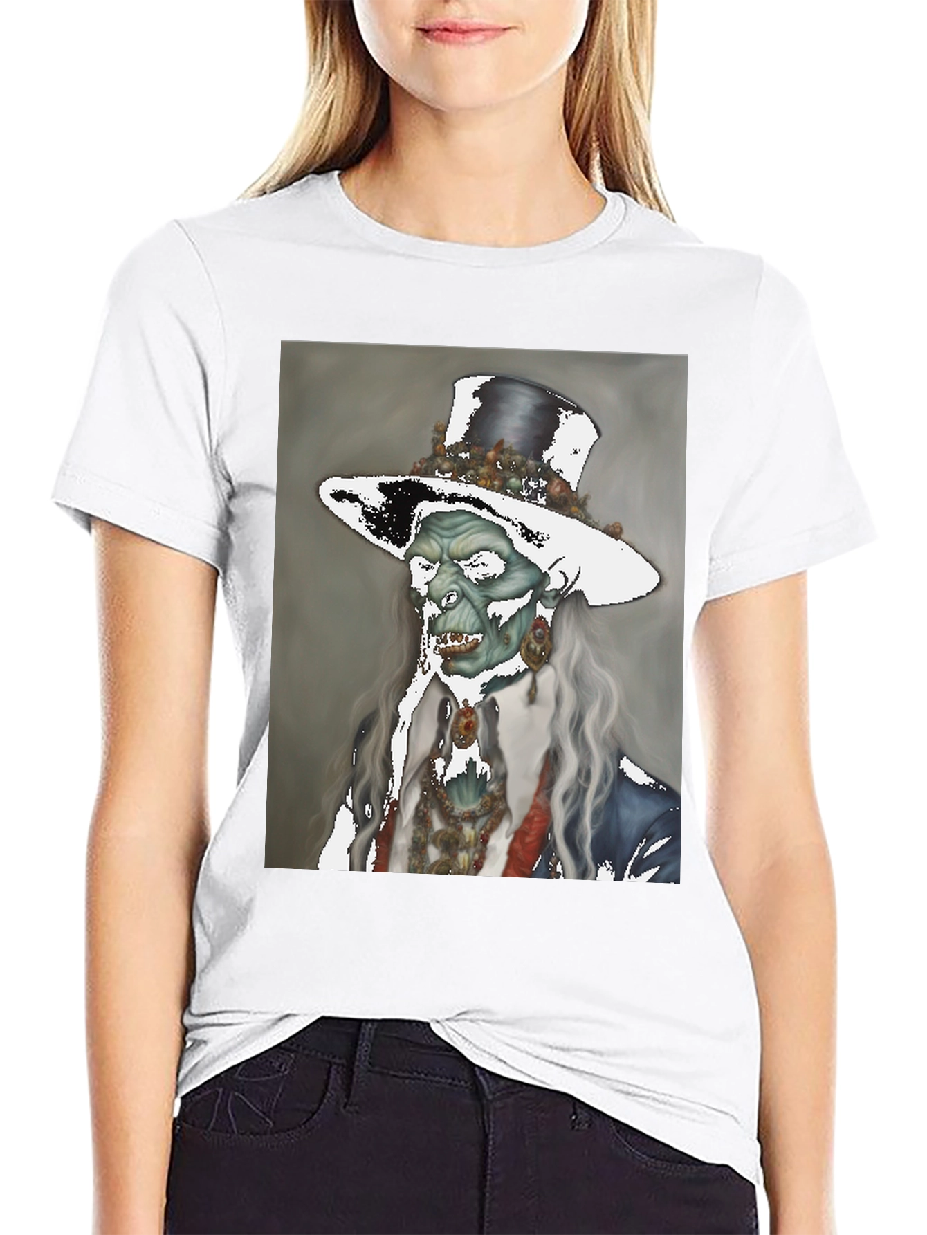 Zombie Gentleman T-Shirt - Undead Elegance
