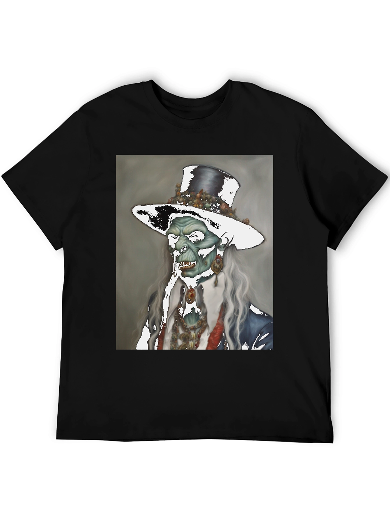 Zombie Gentleman T-Shirt - Undead Elegance