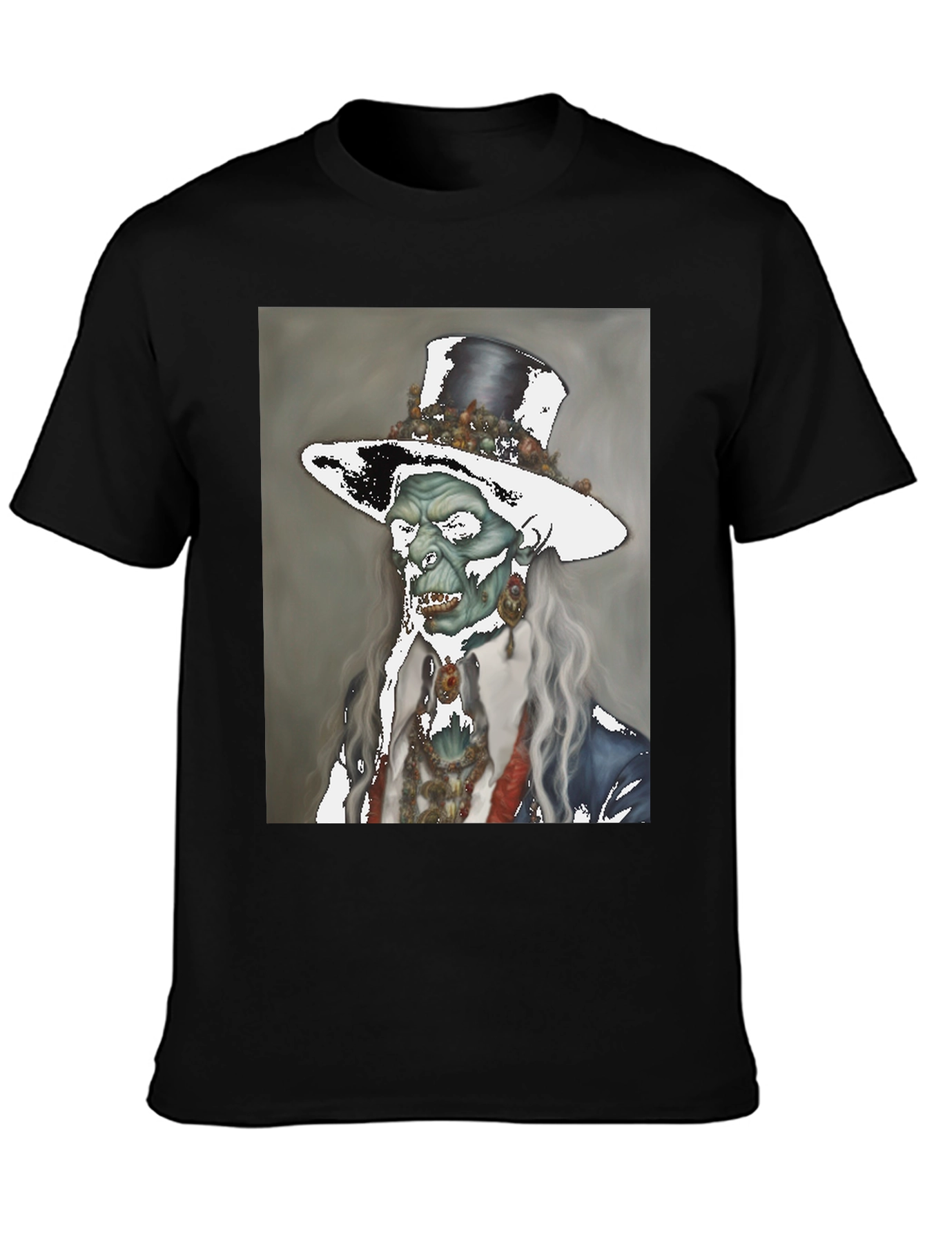 Zombie Gentleman T-Shirt - Undead Elegance