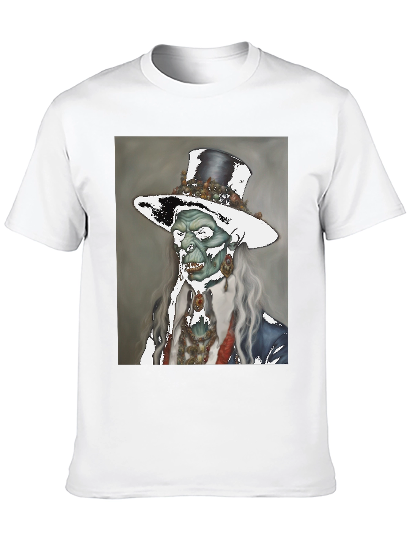 Zombie Gentleman T-Shirt - Undead Elegance
