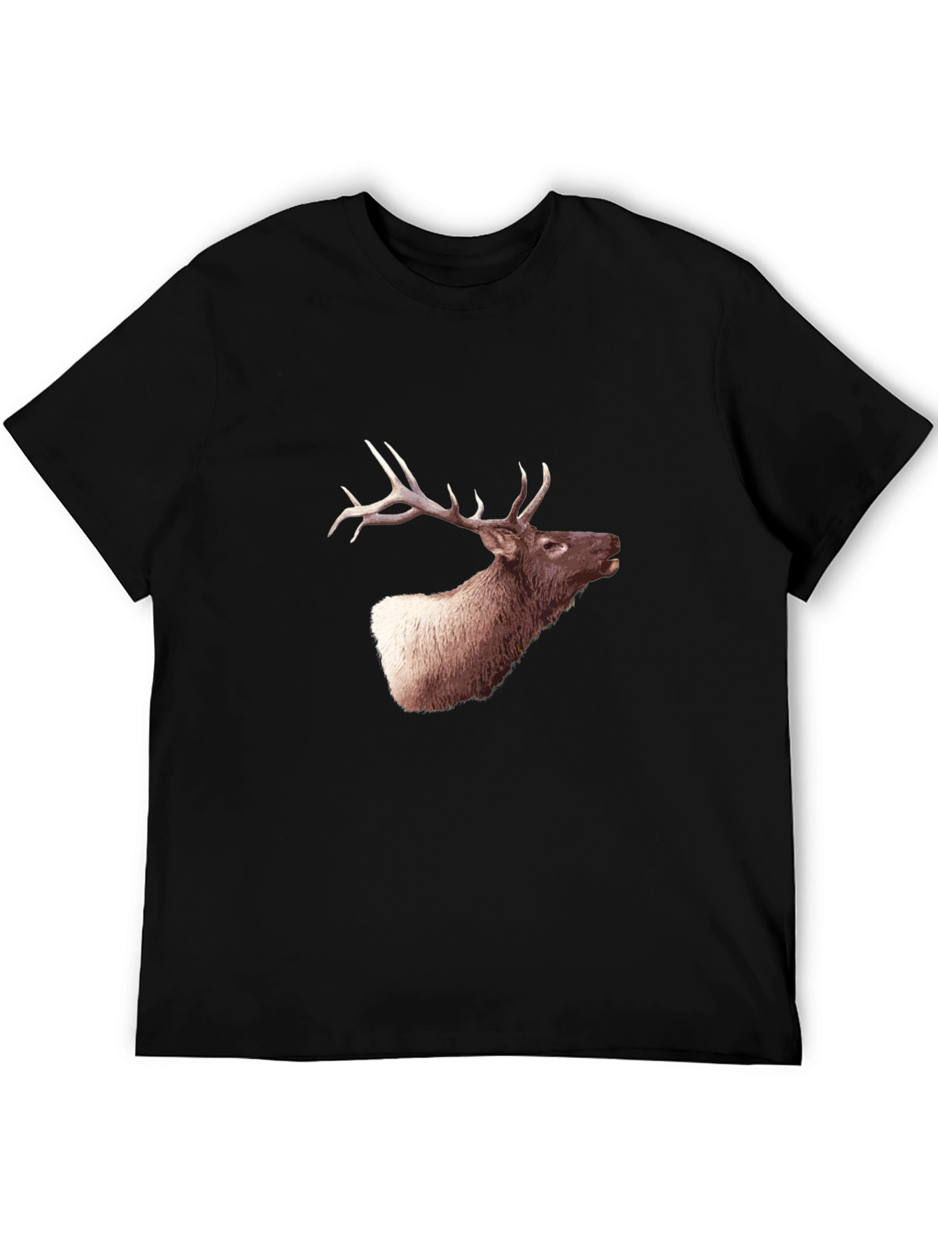 Elk Graphic Tee - Mens Black T-Shirt