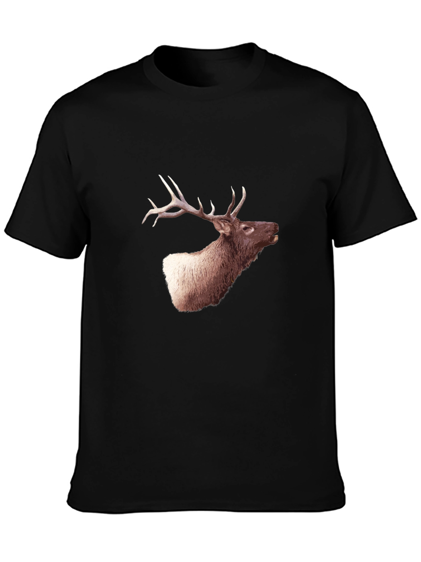 Elk Graphic Tee - Mens Black T-Shirt