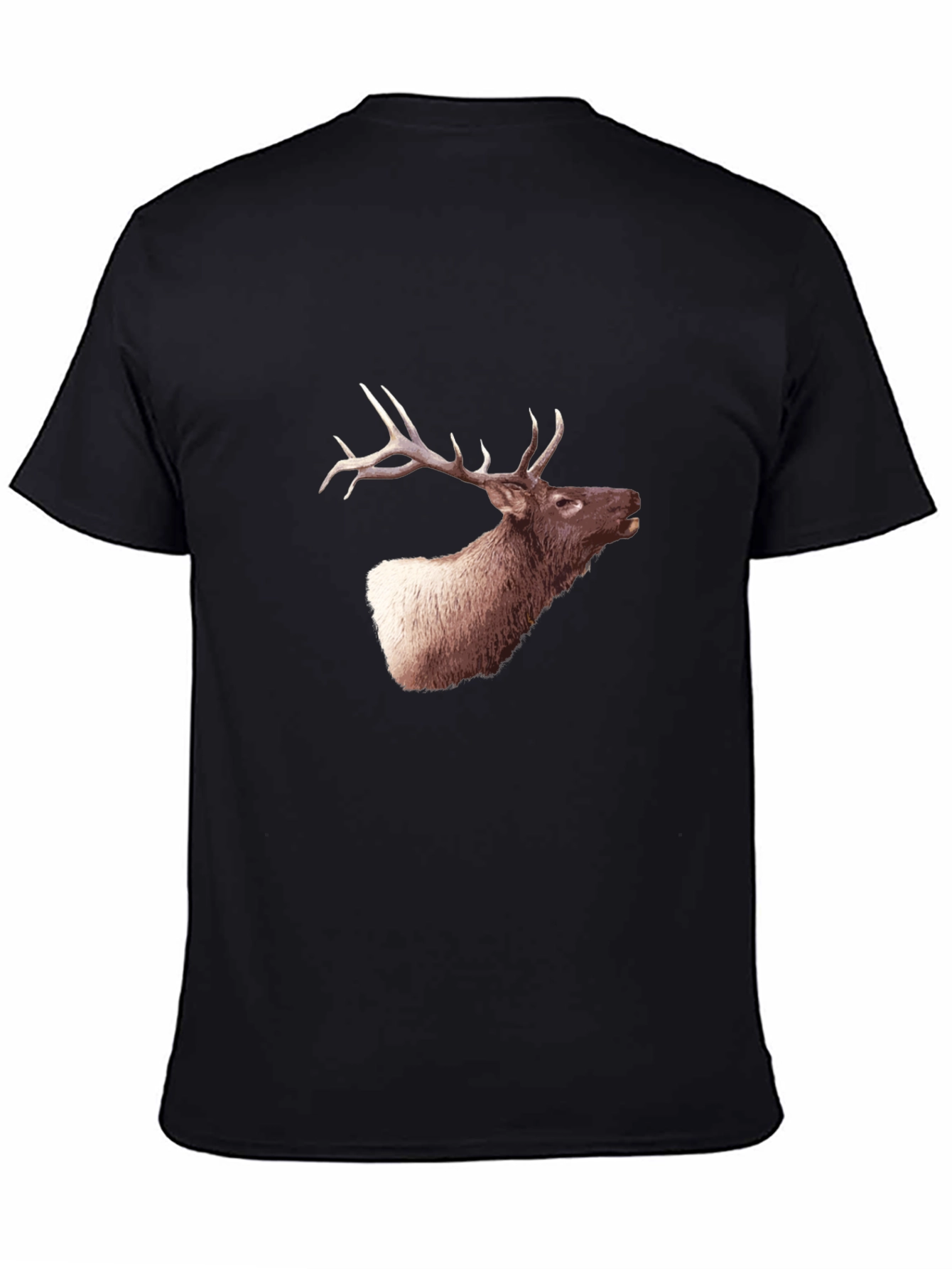 Elk Graphic Tee - Mens Black T-Shirt
