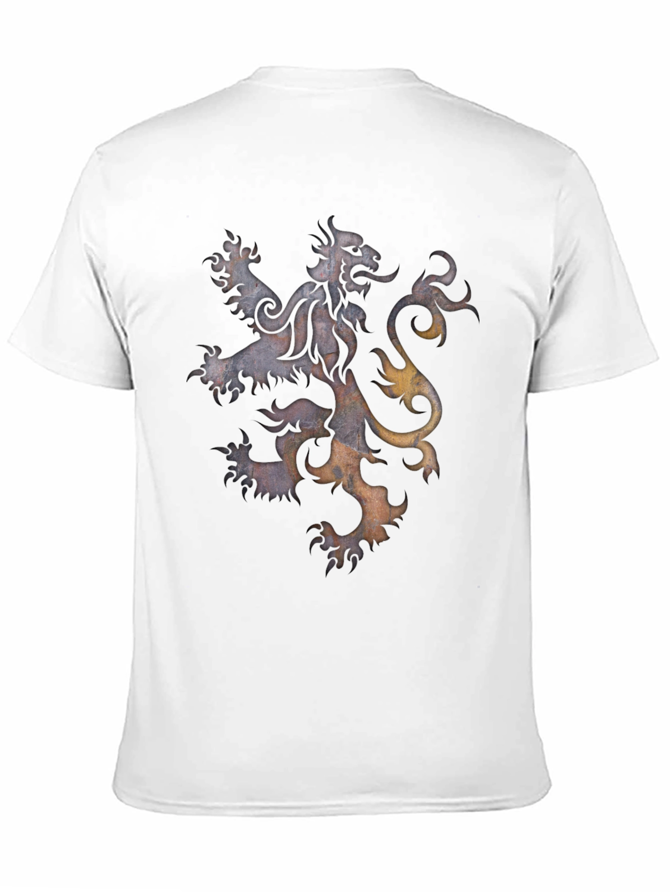 Lion Crest Graphic T-Shirt - Mens Black Tee