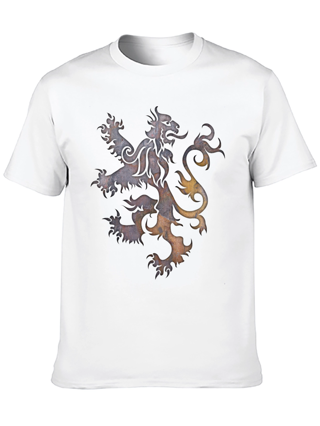 Lion Crest Graphic T-Shirt - Mens Black Tee