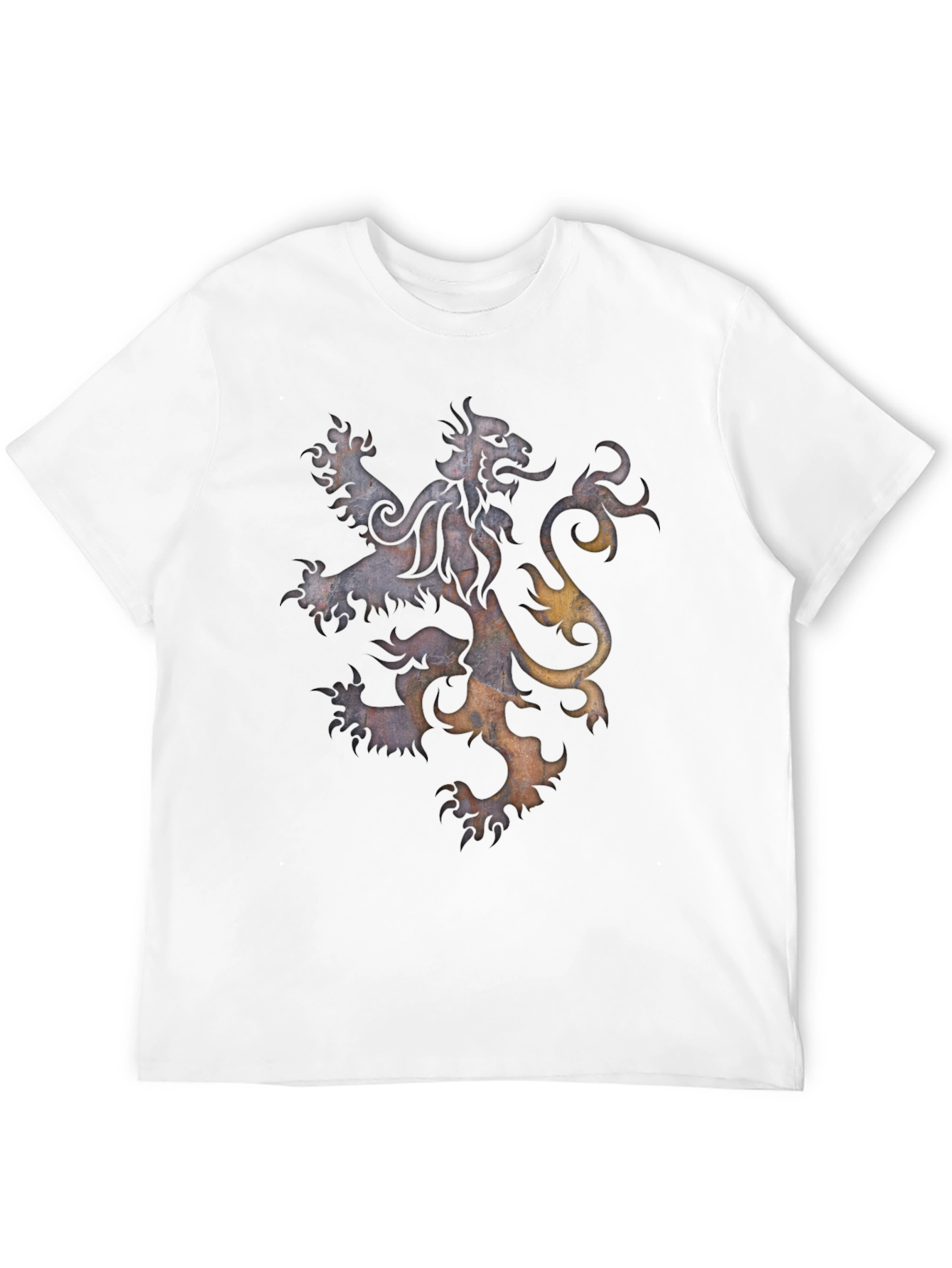 Lion Crest Graphic T-Shirt - Mens Black Tee