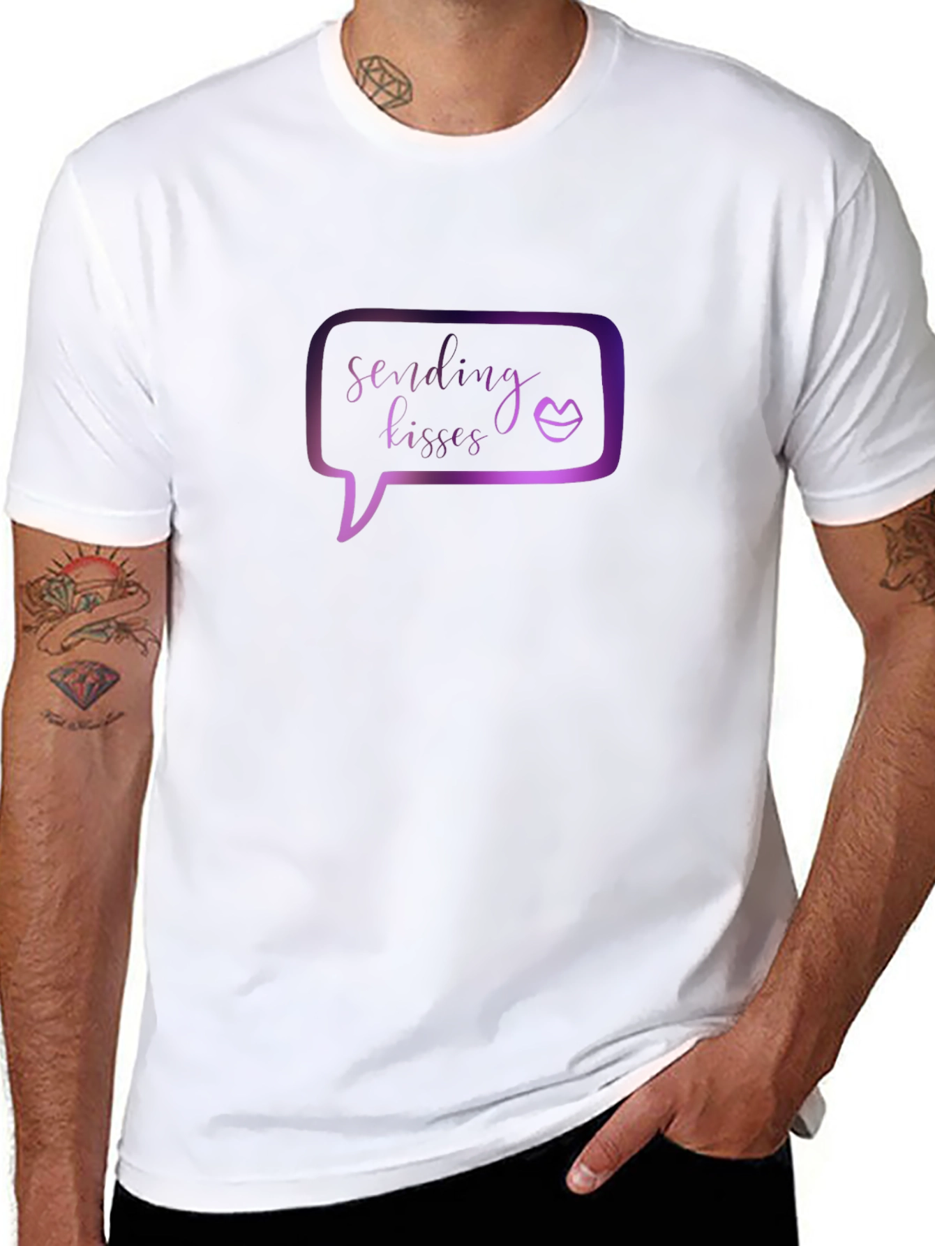 Sending Kisses Graphic T-Shirt