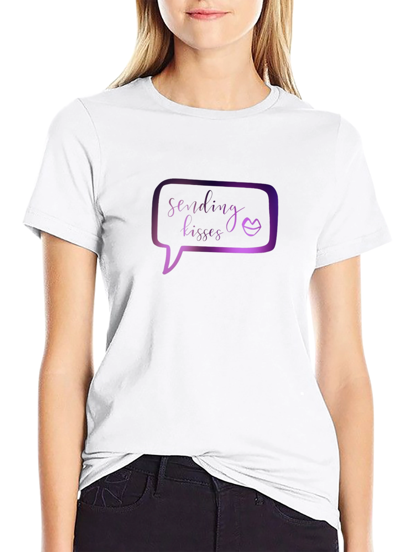 Sending Kisses Graphic T-Shirt