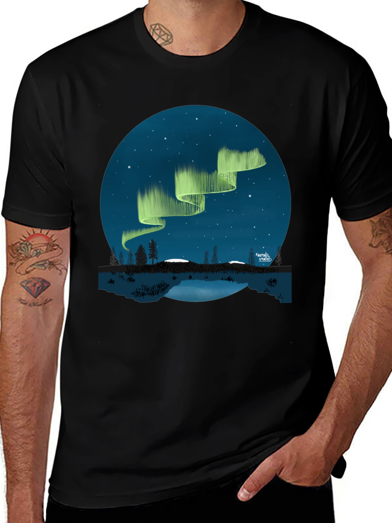 Aurora Borealis Graphic T-Shirt