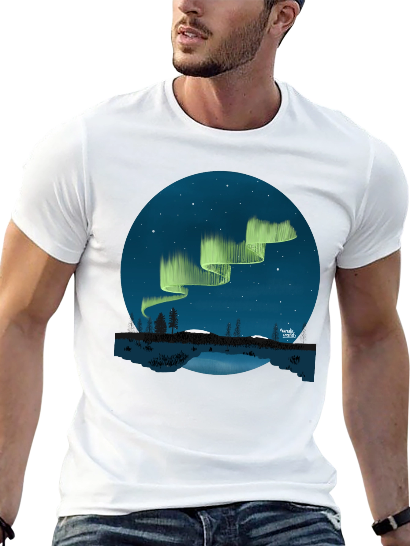 Aurora Borealis Graphic T-Shirt