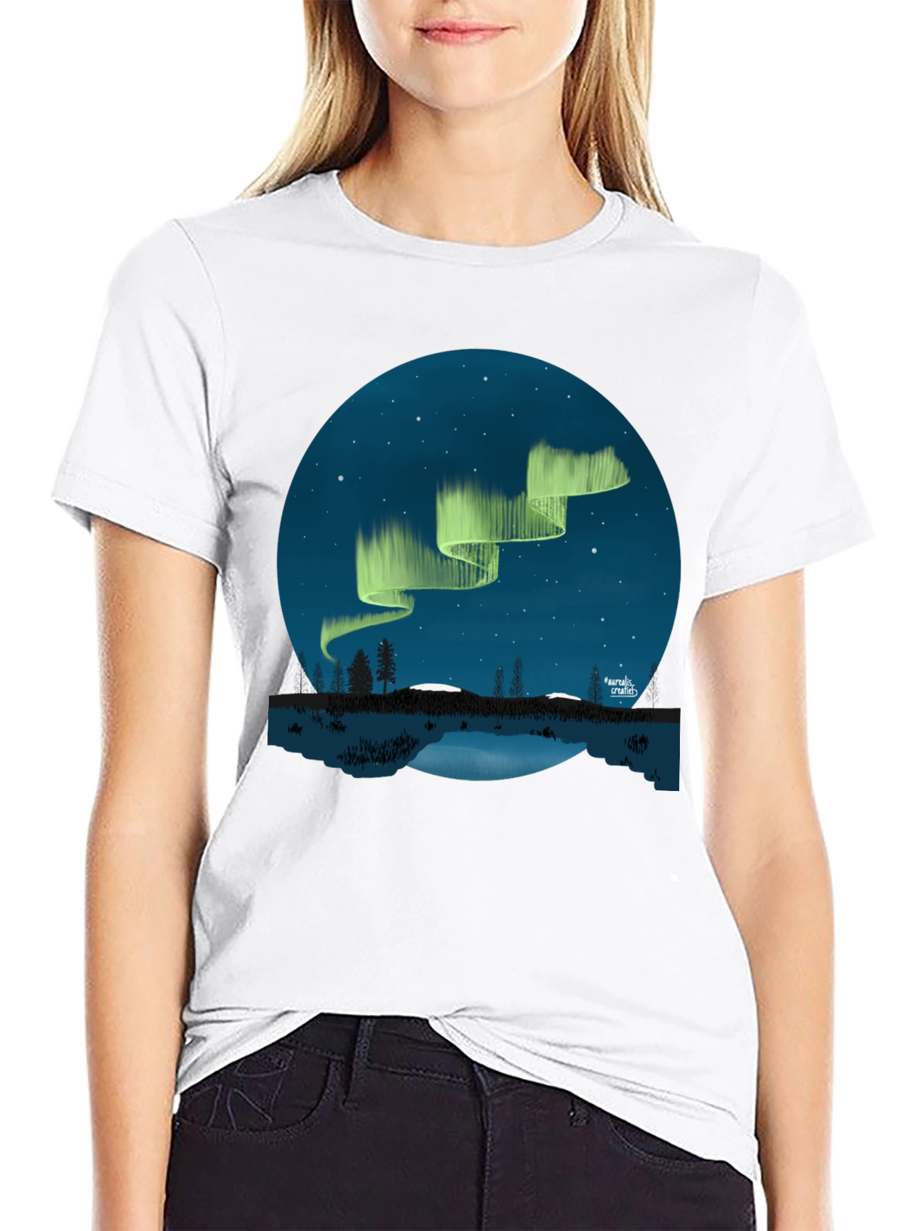 Aurora Borealis Graphic T-Shirt