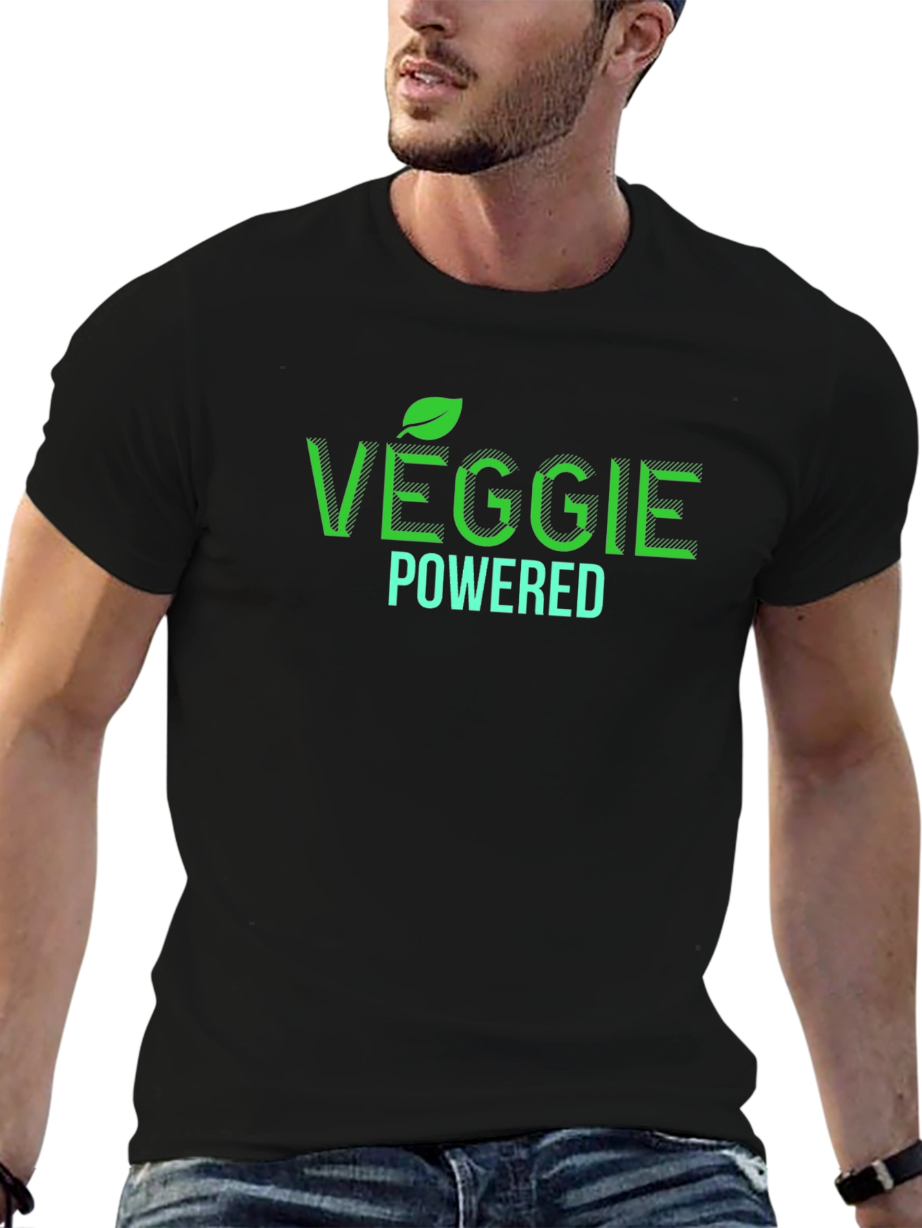 Veggie Powered Graphic T-Shirt - Vegan Lifestyle Tee
