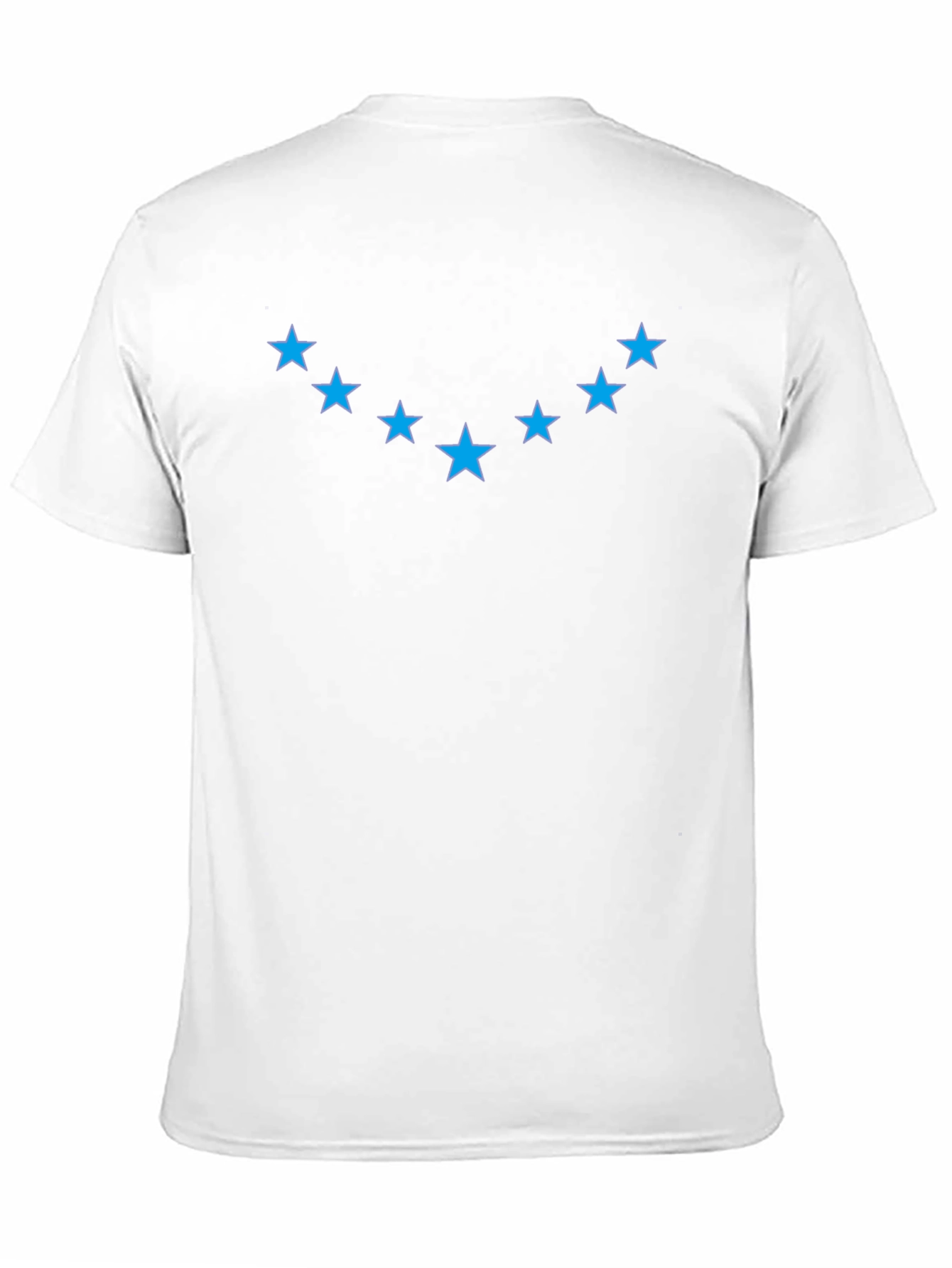 Blue Star Graphic Black T-Shirt