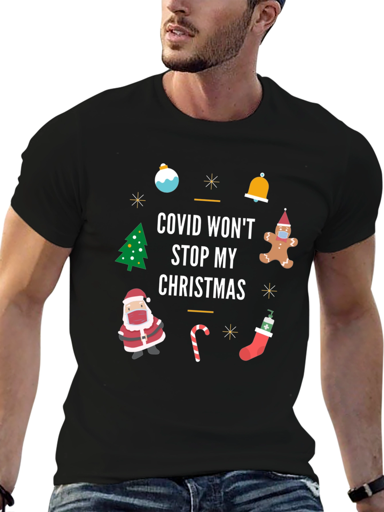 Covid Wont Stop My Christmas T-Shirt
