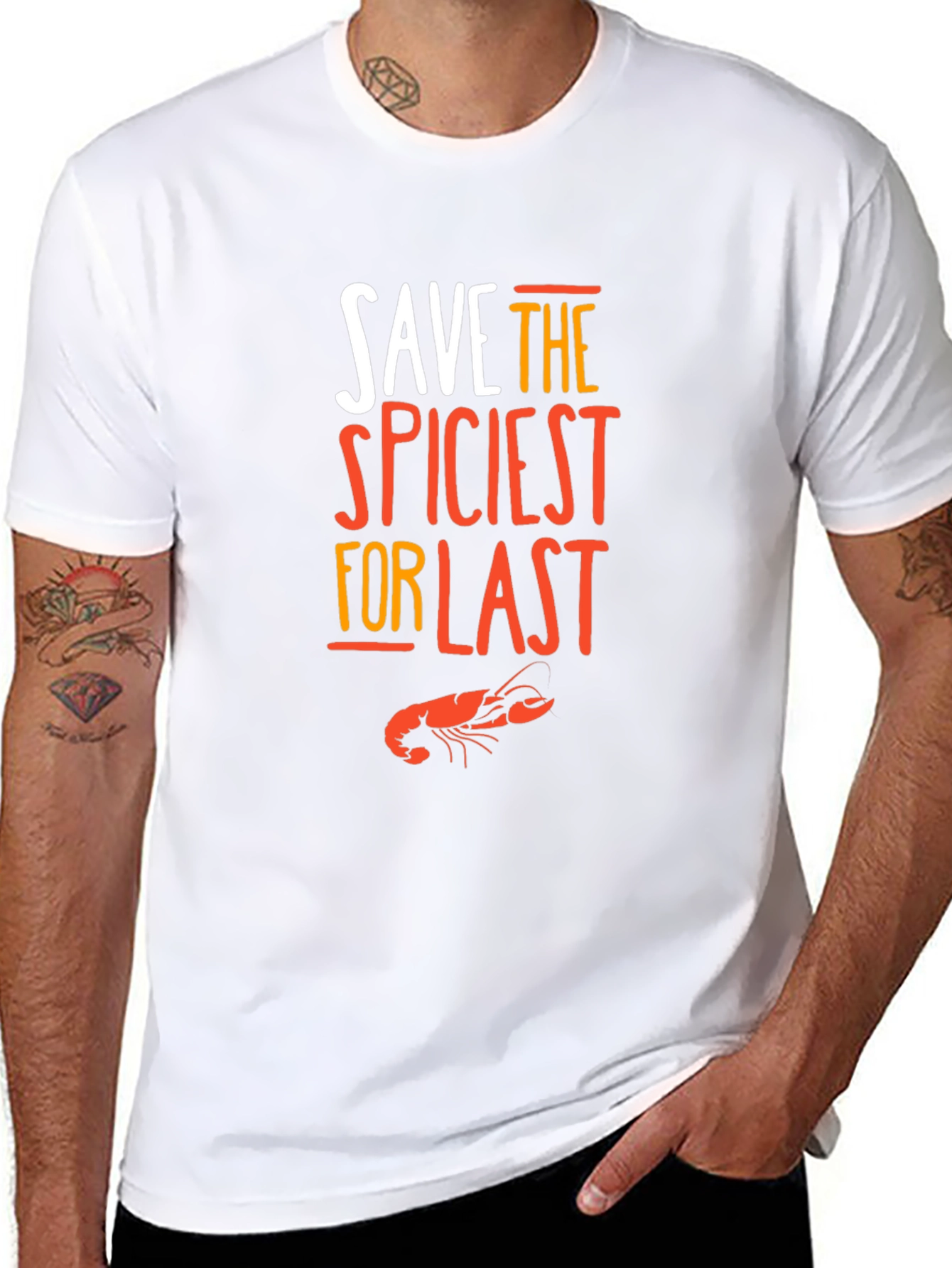 Save The Spiciest For Last Black T-Shirt
