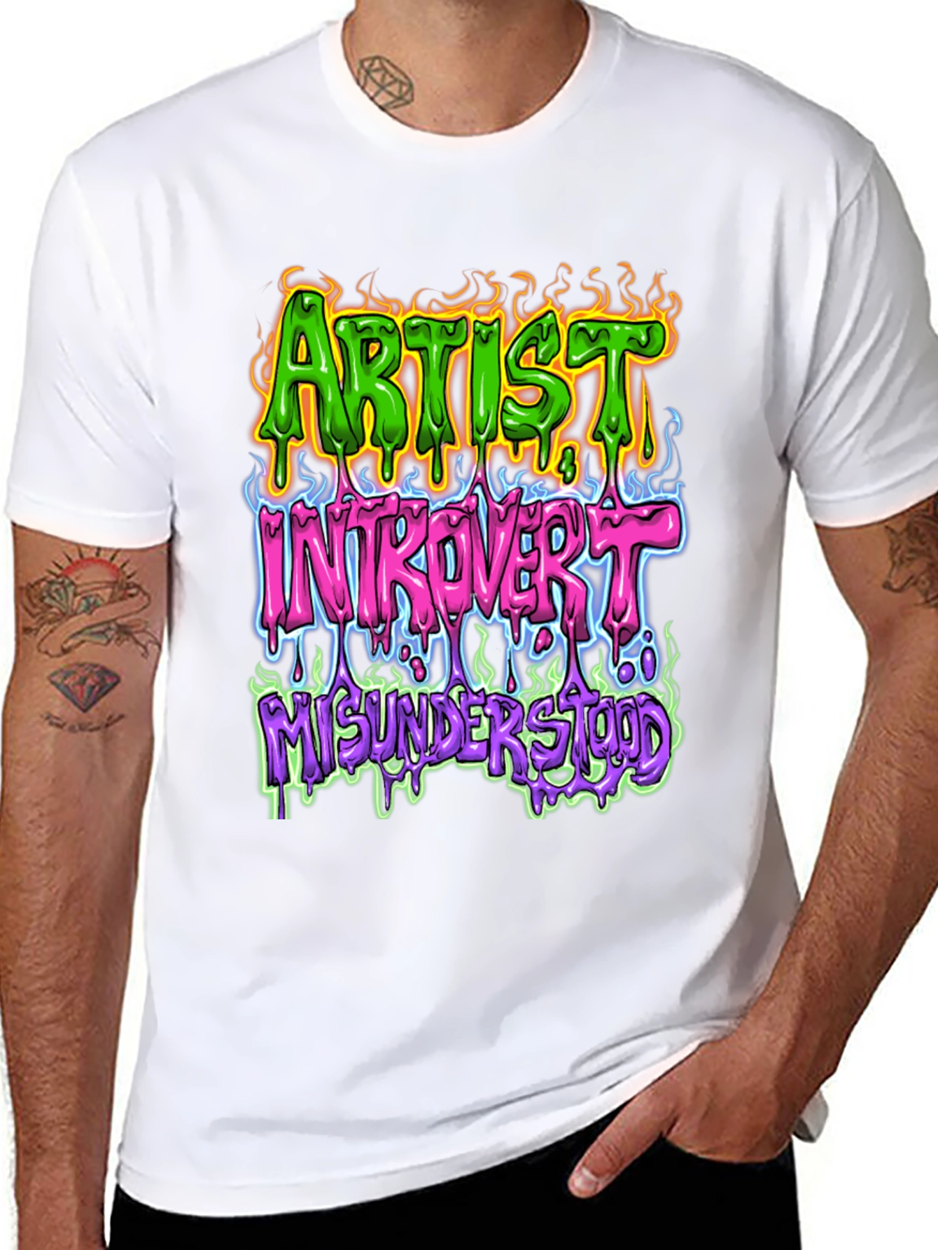 Artist Introvert Misunderstood Graphic T-Shirt