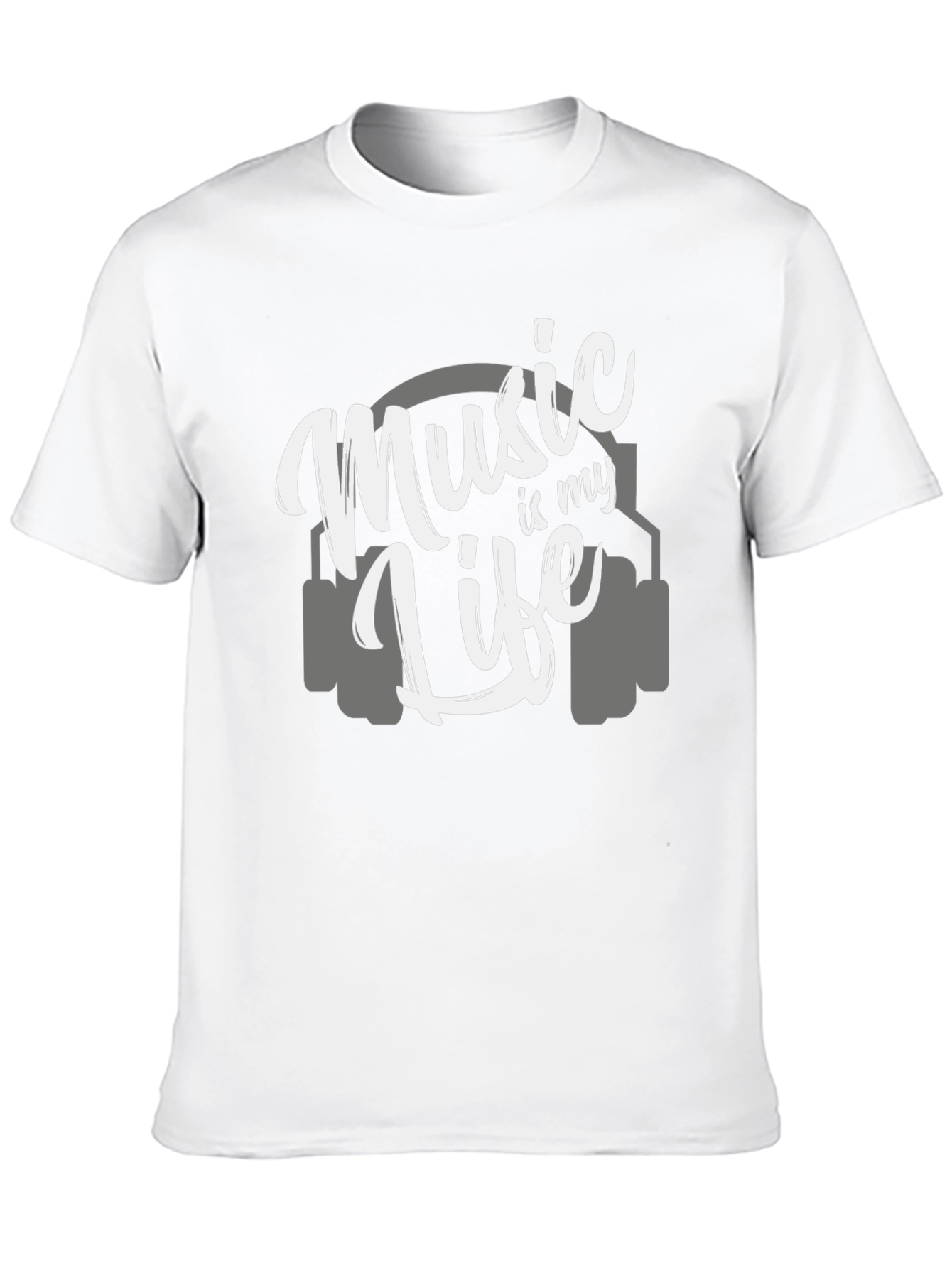 Music is My Life T-Shirt - Cool Graphic Tee