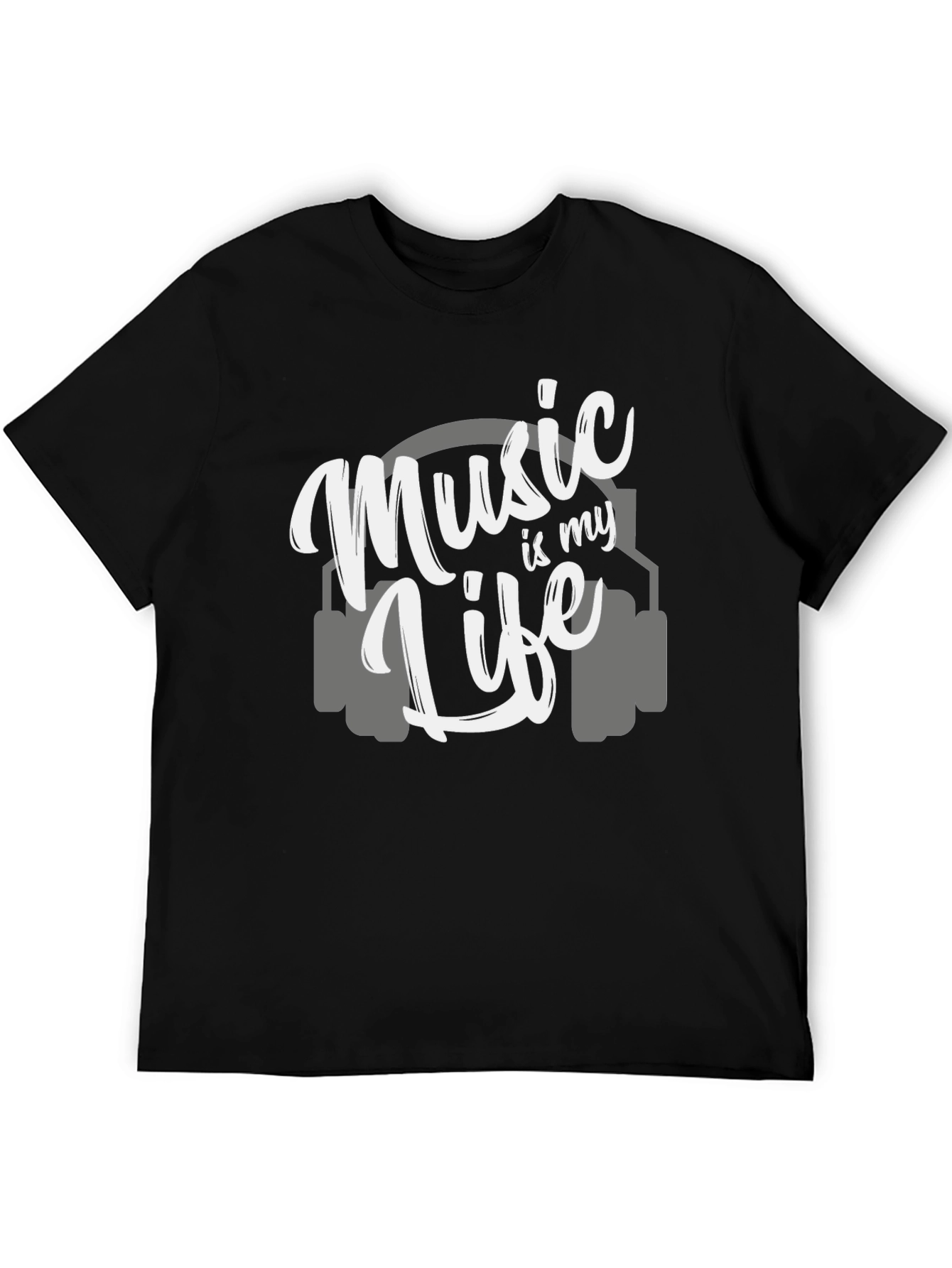 Music is My Life T-Shirt - Cool Graphic Tee