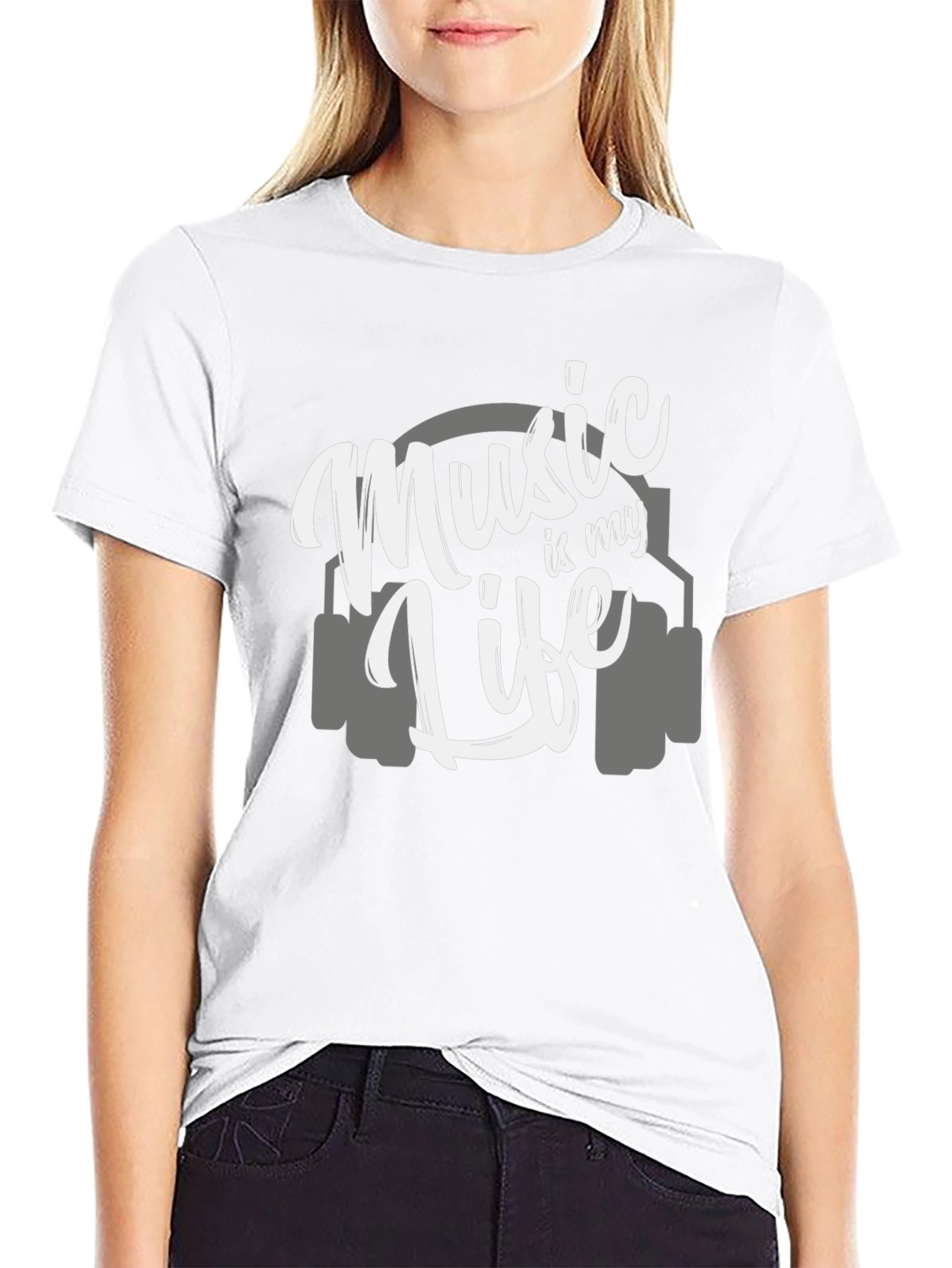 Music is My Life T-Shirt - Cool Graphic Tee