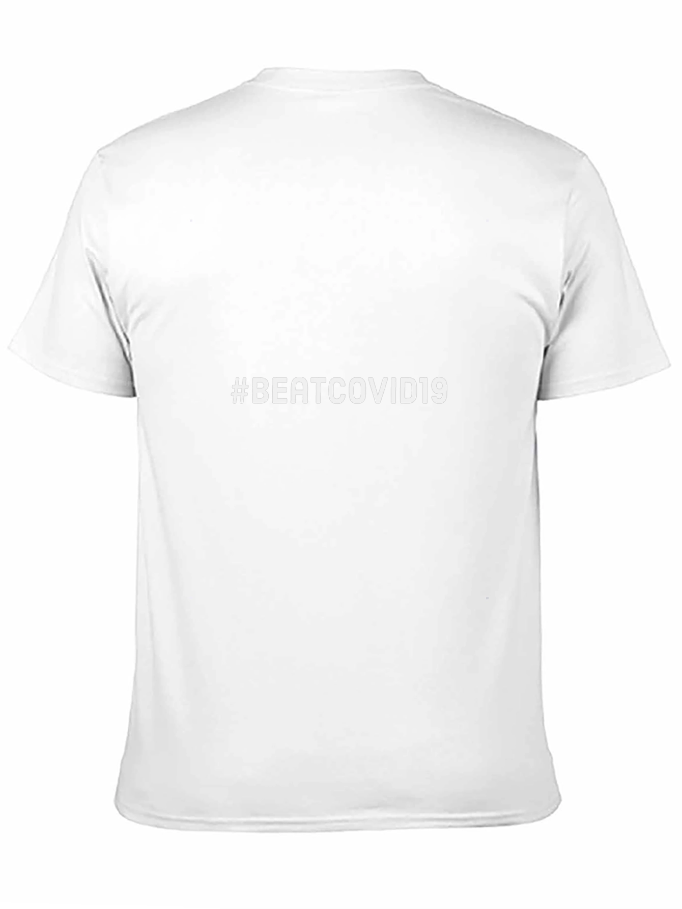 Beat COVID-19 Graphic Tee - Black Short Sleeve