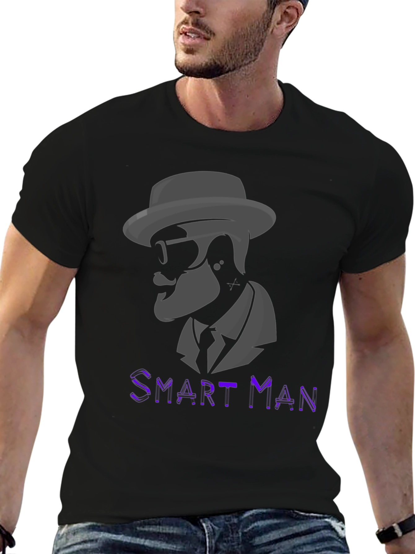 Smart Man Graphic Tee - Cool & Stylish