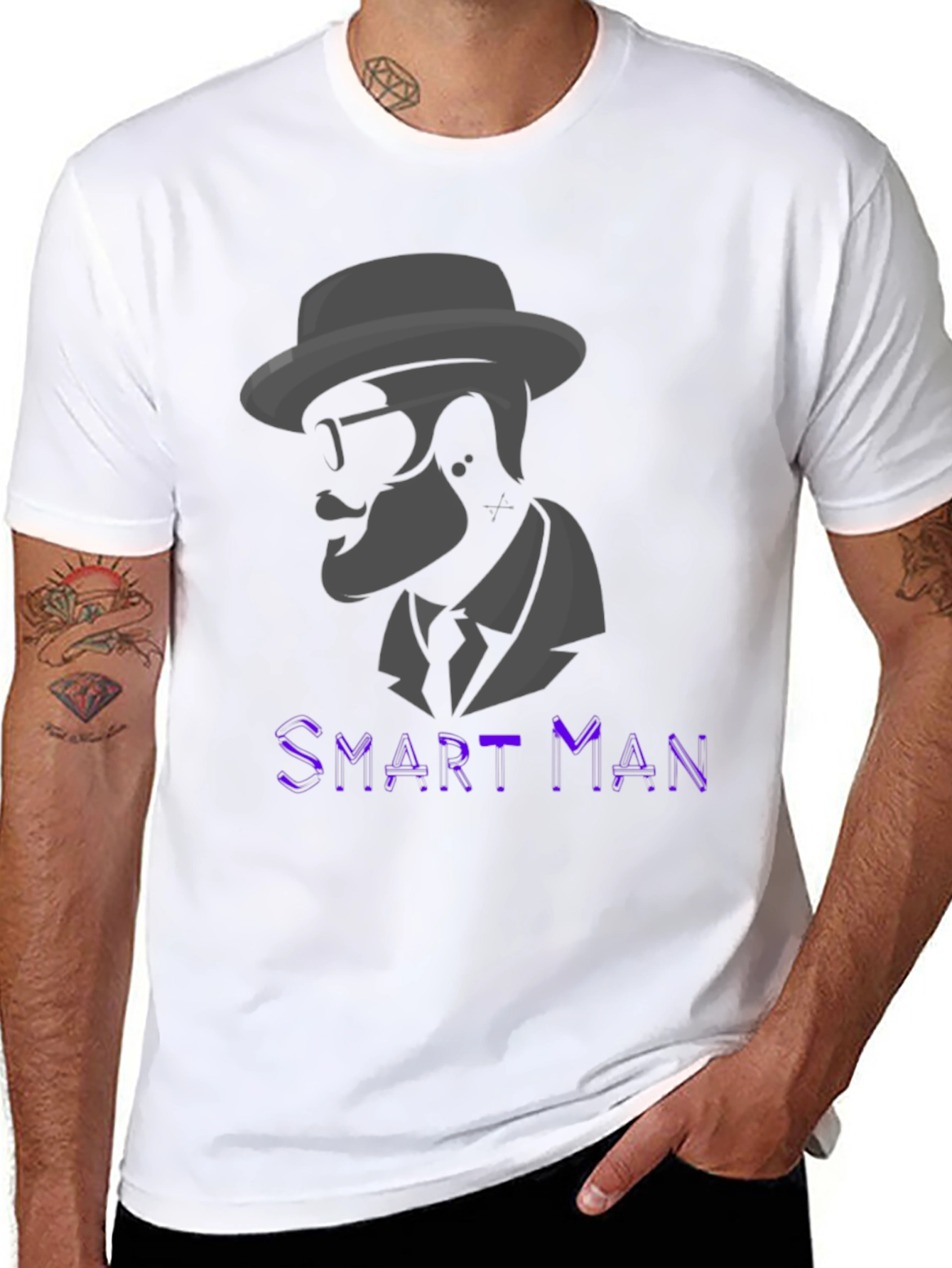 Smart Man Graphic Tee - Cool & Stylish