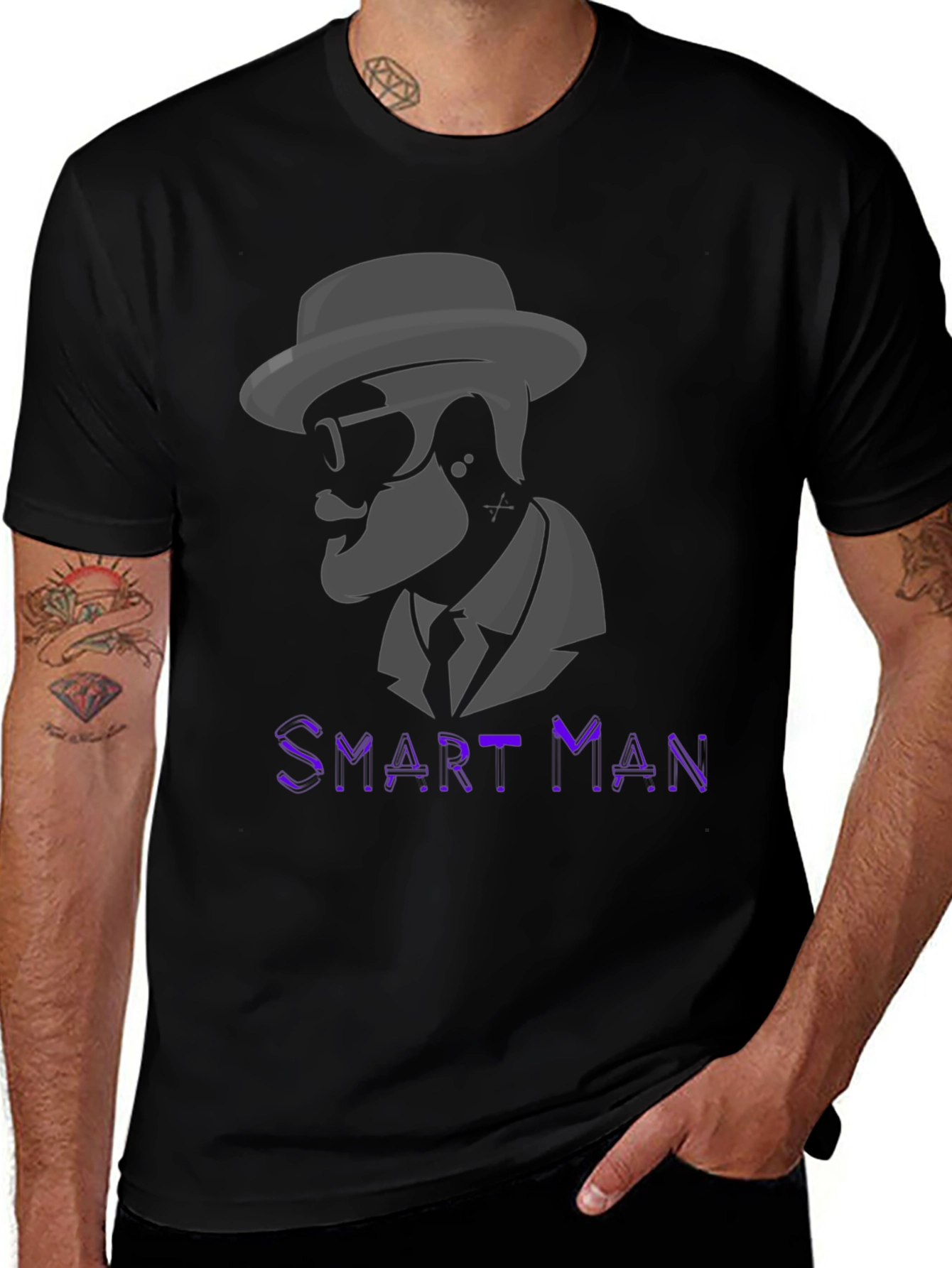 Smart Man Graphic Tee - Cool & Stylish