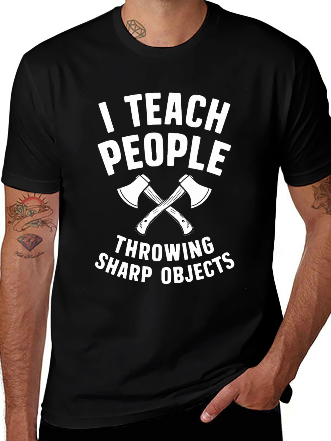 I Teach People Throwing Sharp Objects T-Shirt