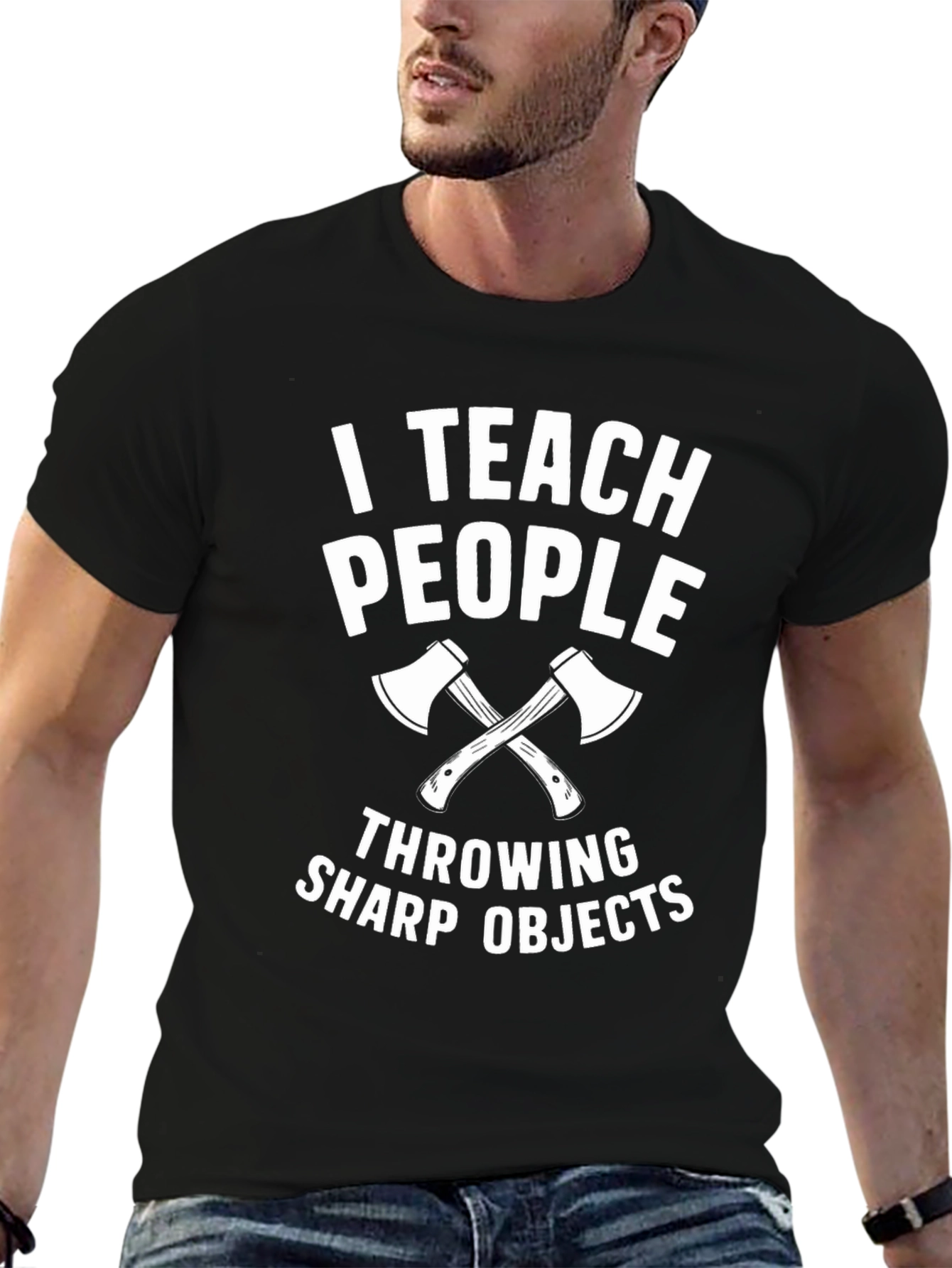I Teach People Throwing Sharp Objects T-Shirt