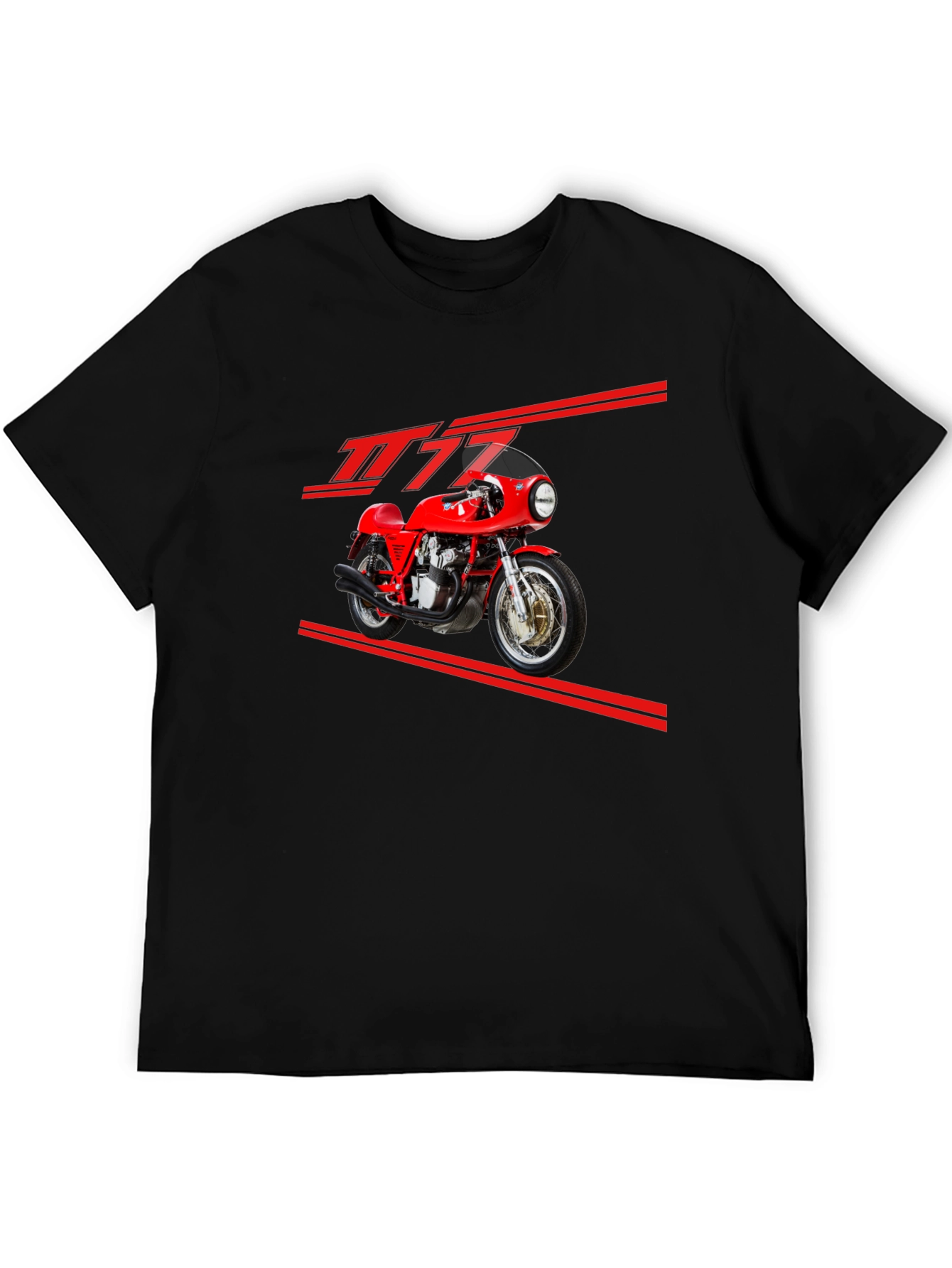 Motorcycle T-Shirt - Sleek Automotive Design