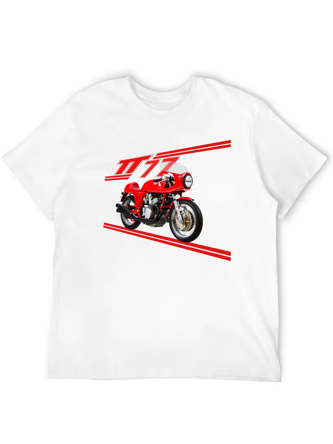 Motorcycle T-Shirt - Sleek Automotive Design