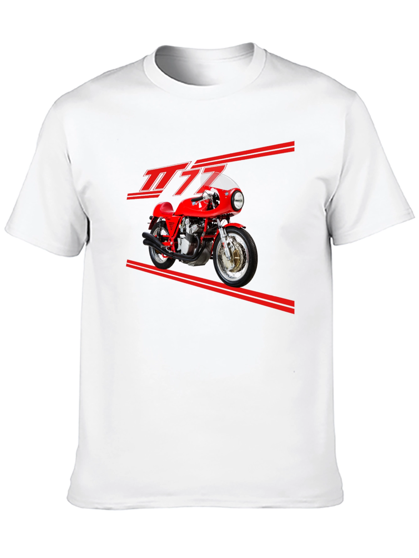 Motorcycle T-Shirt - Sleek Automotive Design
