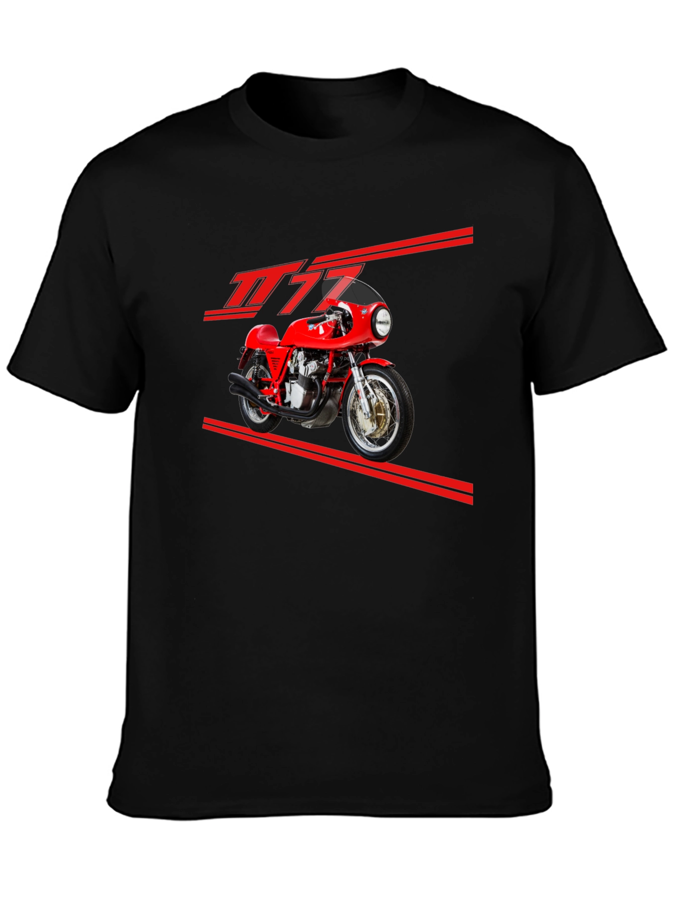 Motorcycle T-Shirt - Sleek Automotive Design