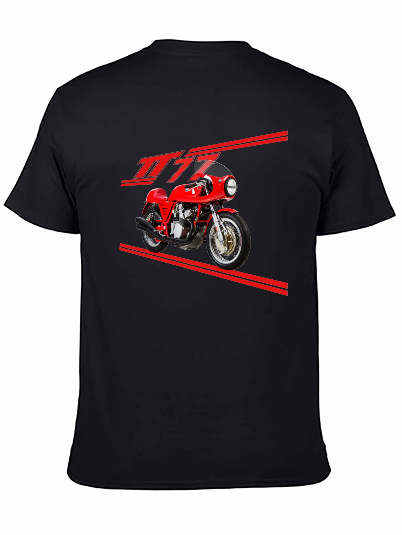 Motorcycle T-Shirt - Sleek Automotive Design