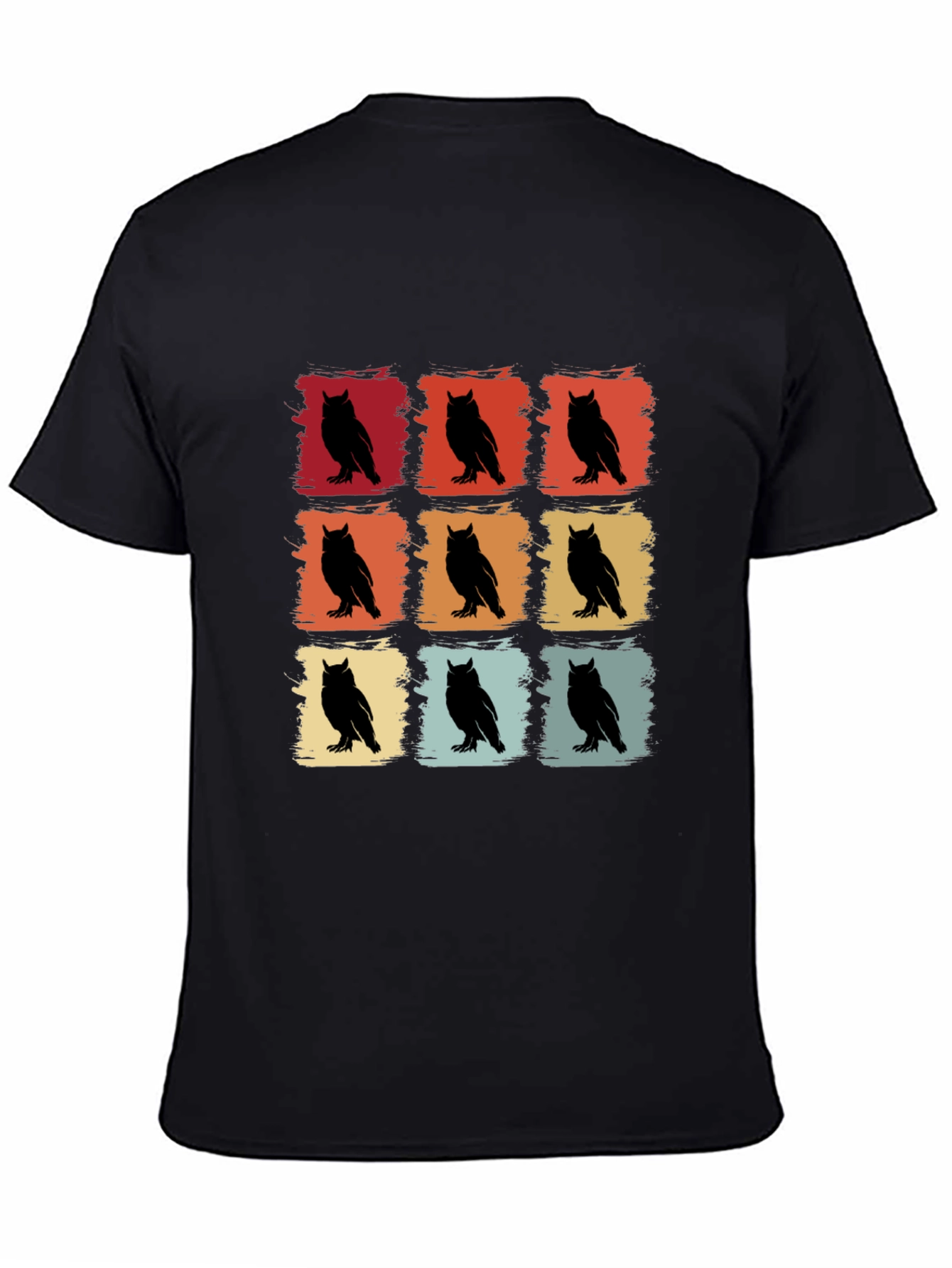 Retro Owl Silhouette Graphic Tee