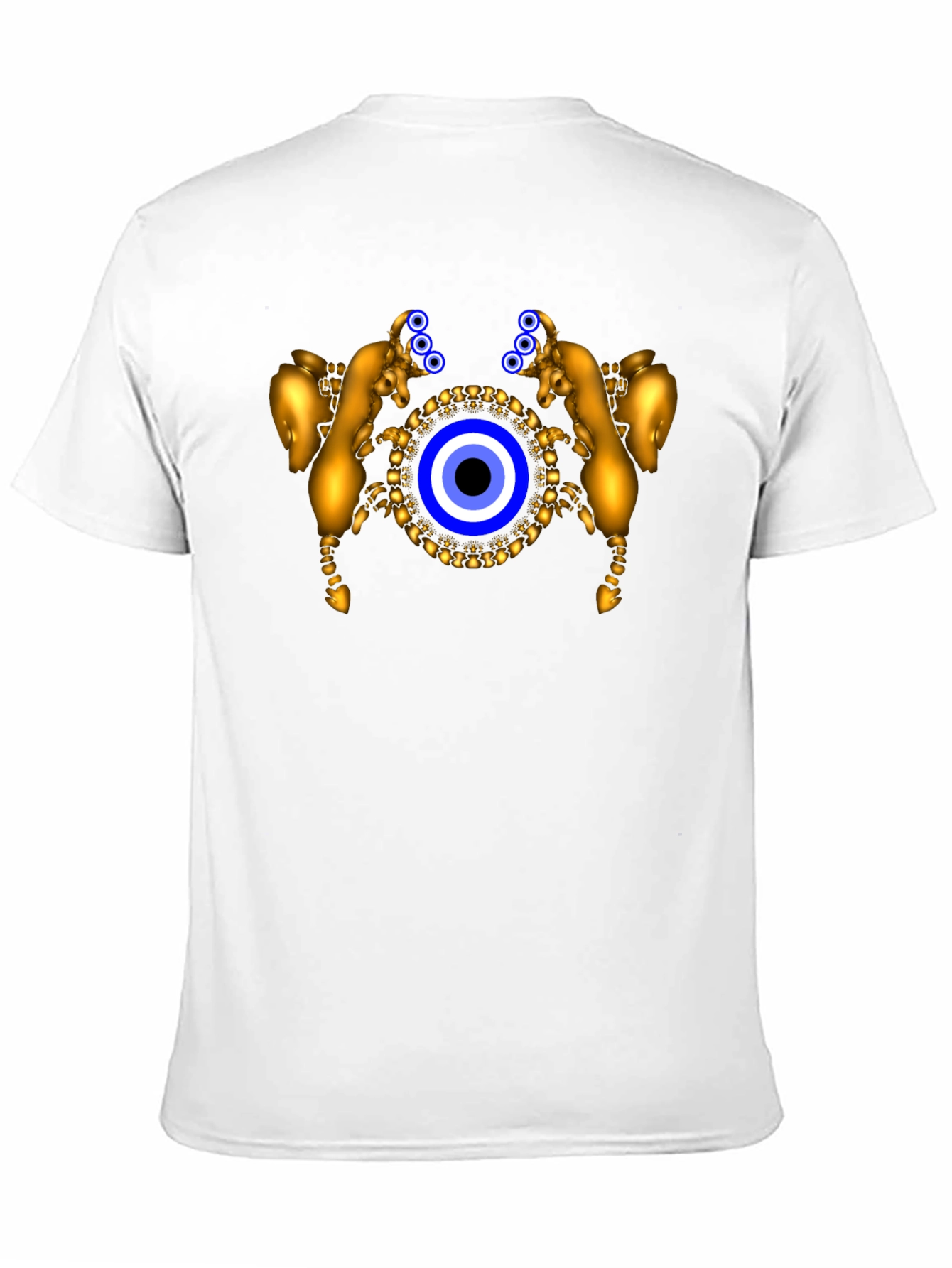 Evil Eye Golden Ram Graphic T-Shirt
