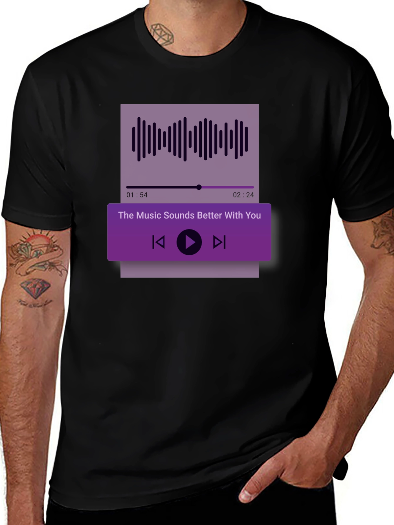 Music Player T-Shirt - The Music Sounds Better