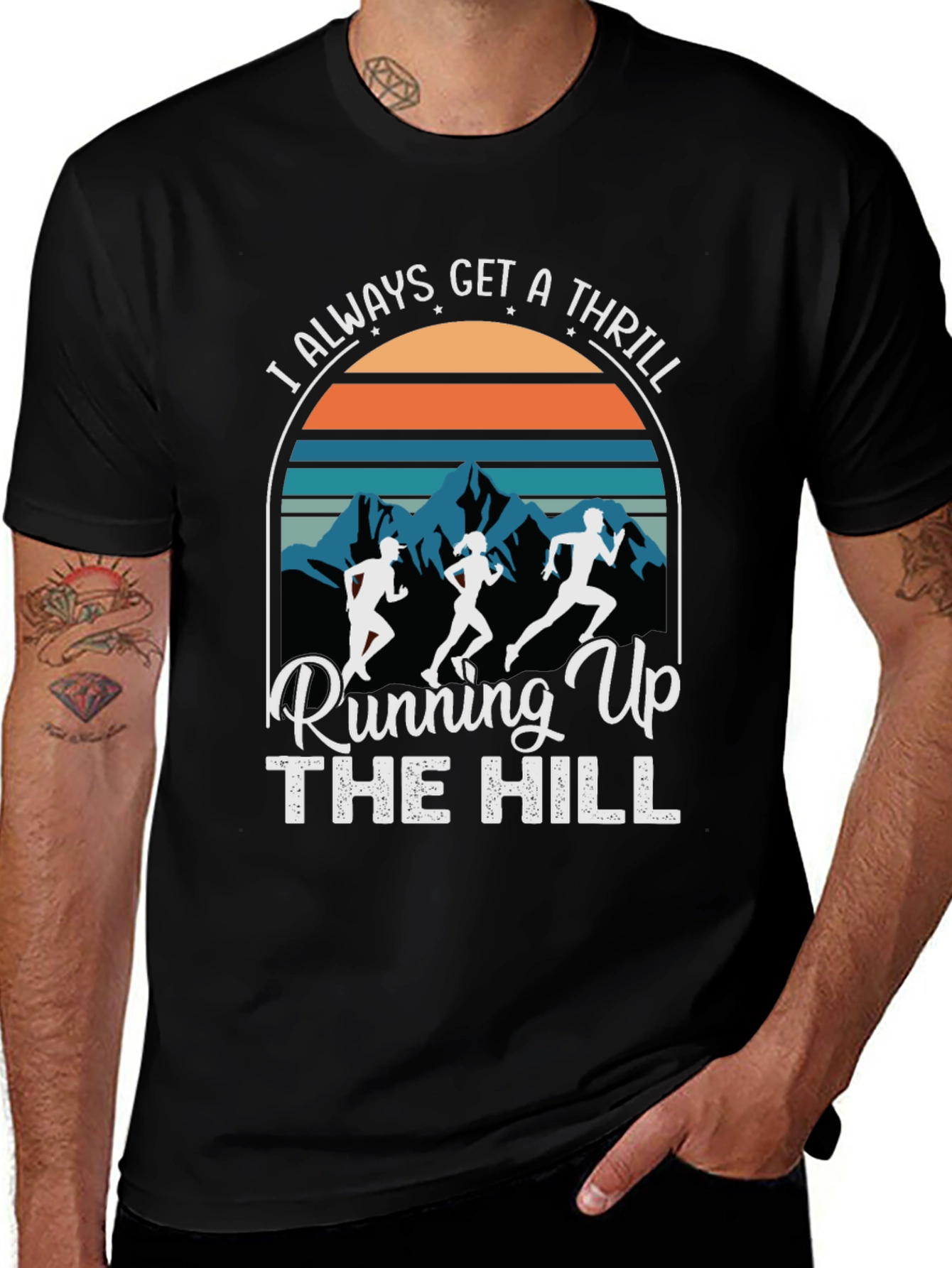 Run Up The Hill Graphic Tee