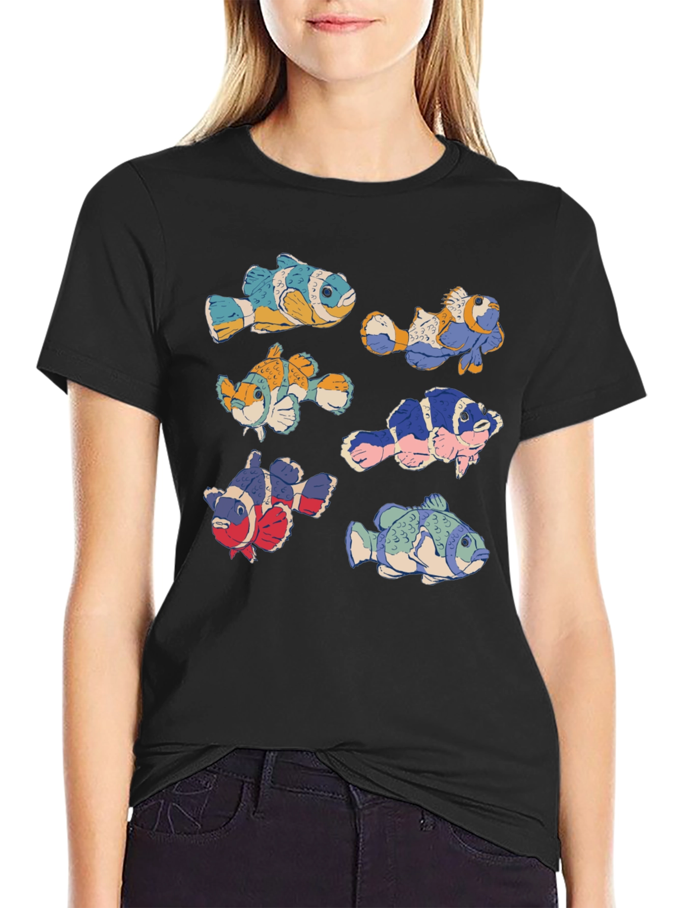 Clownfish Graphic Tee - Quirky Fish Lovers T-Shirt